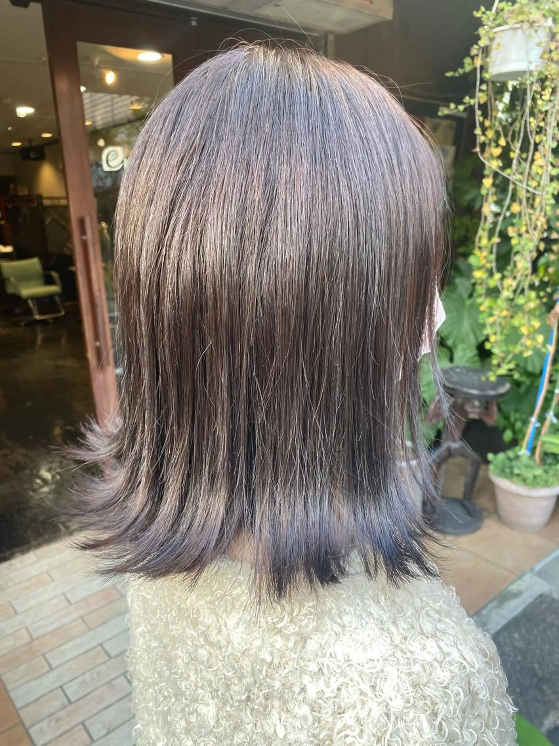 ミディアム カラー カット ヘアカラー 古西 康裕のヘアスタイル