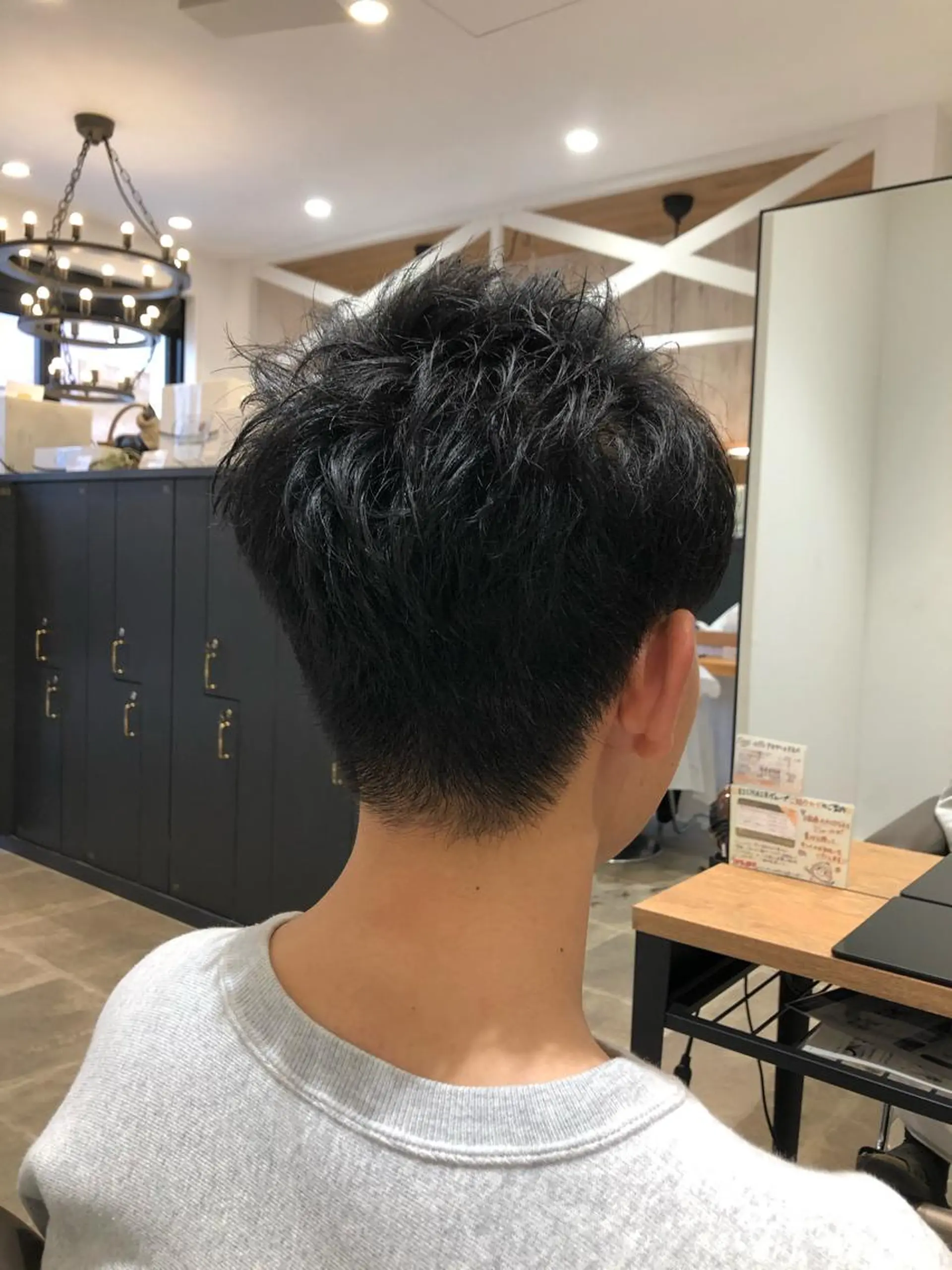 ショート メンズ 鈴村 大介のヘアスタイル