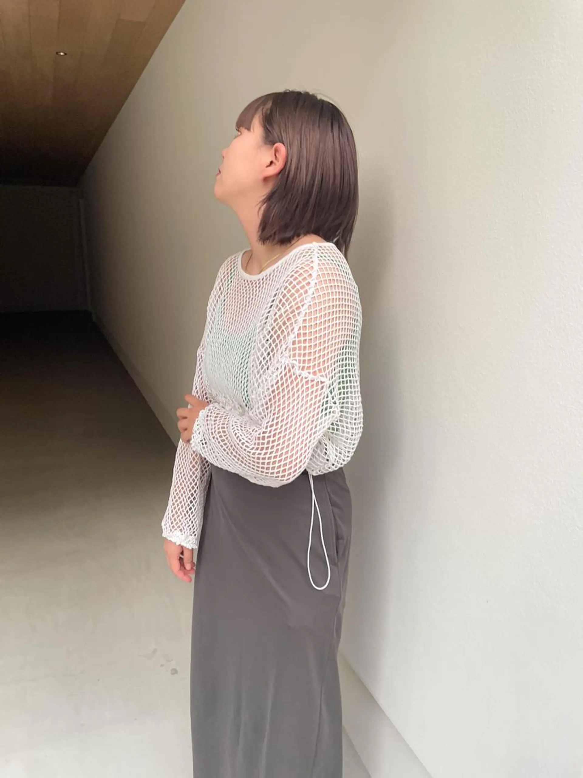 ミディアム カラー ベージュカラー ダブルカラー ラベンダーカラー ラベンダーベージュ 高橋 みく/ minim 暖色のヘアスタイル