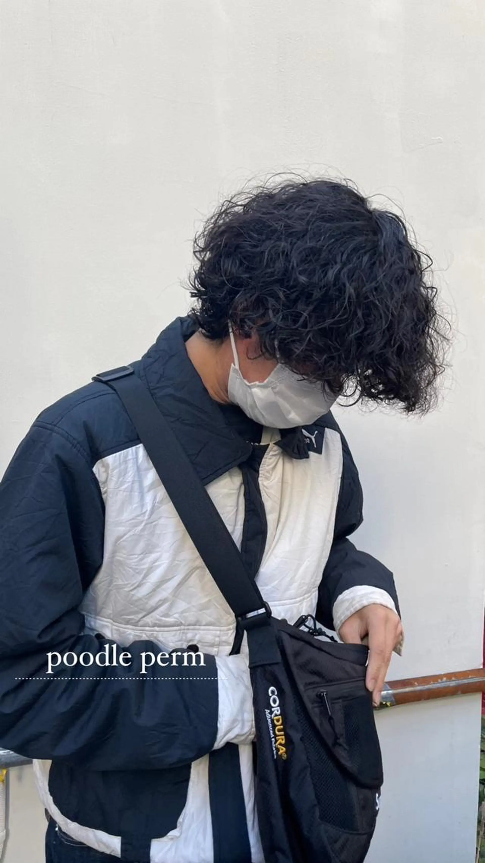セミロング パーマ セミロングパーマ プードルパーマ パーマ職人 渡邊　優雅のヘアスタイル