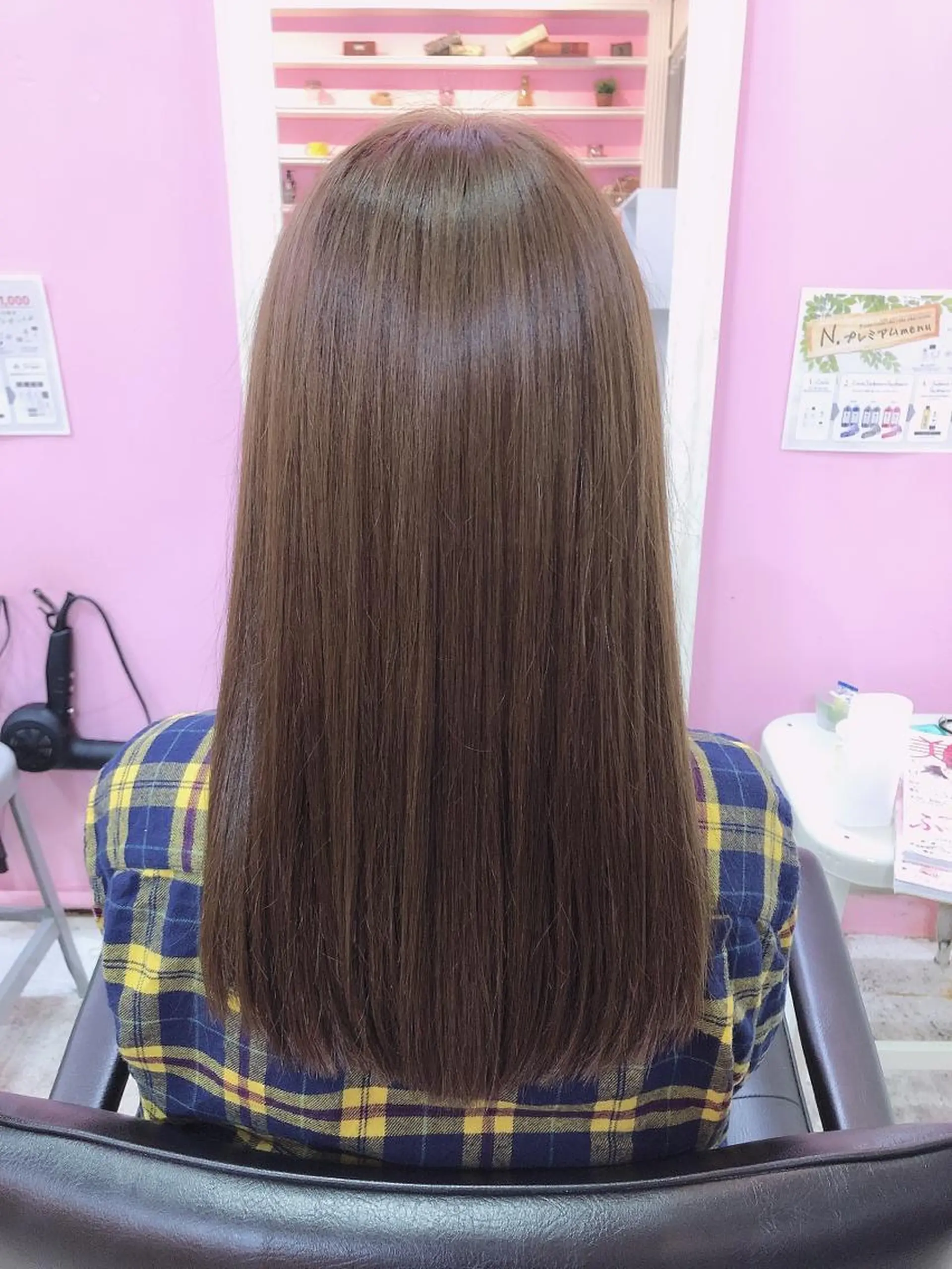 セミロング カラー 浦山 和之のヘアスタイル