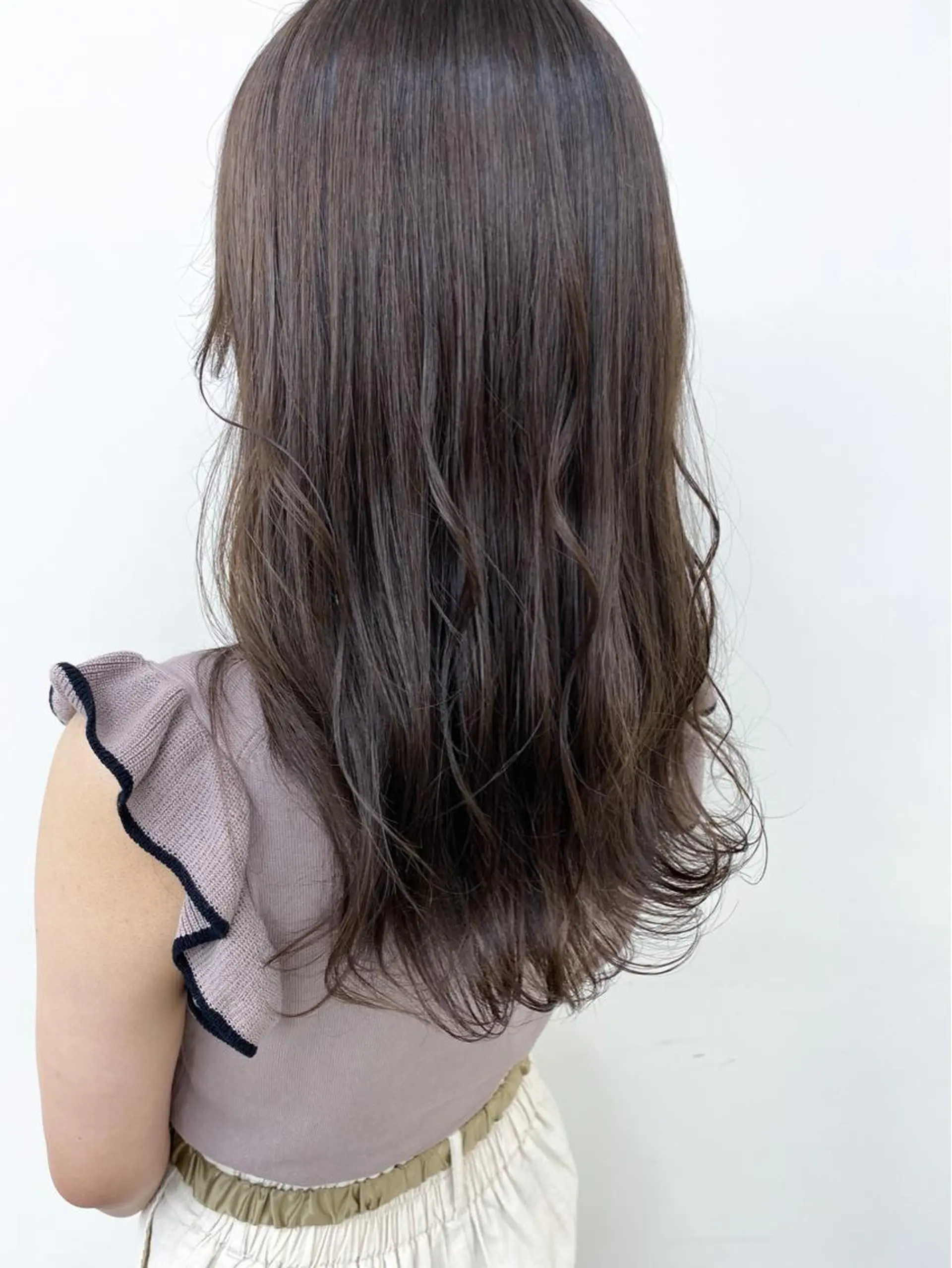 セミロング カラー ベージュカラー 透明感カラー カット ヘアカラー トリートメント Meena by urban所属・丹羽 隼人/髪質改善 /韓国ヘア🇰🇷のヘアスタイル