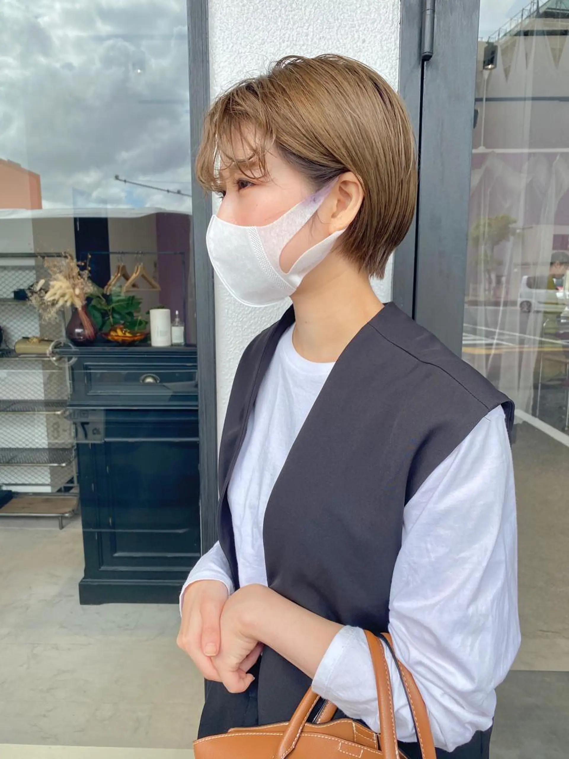 ショート 藤井 貴美子のヘアスタイル