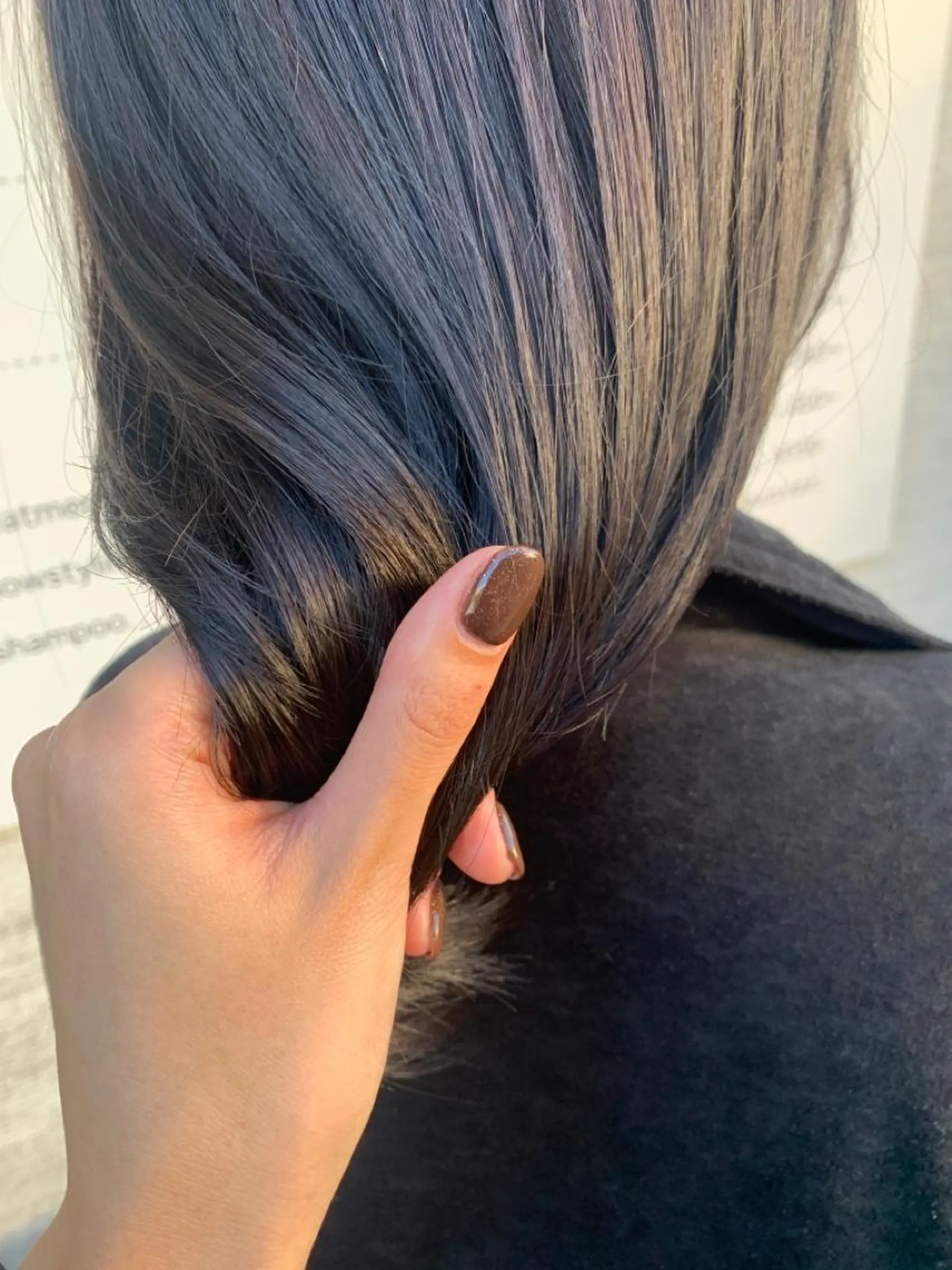 カラー 透明感カラー グレージュ RIO .のヘアスタイル