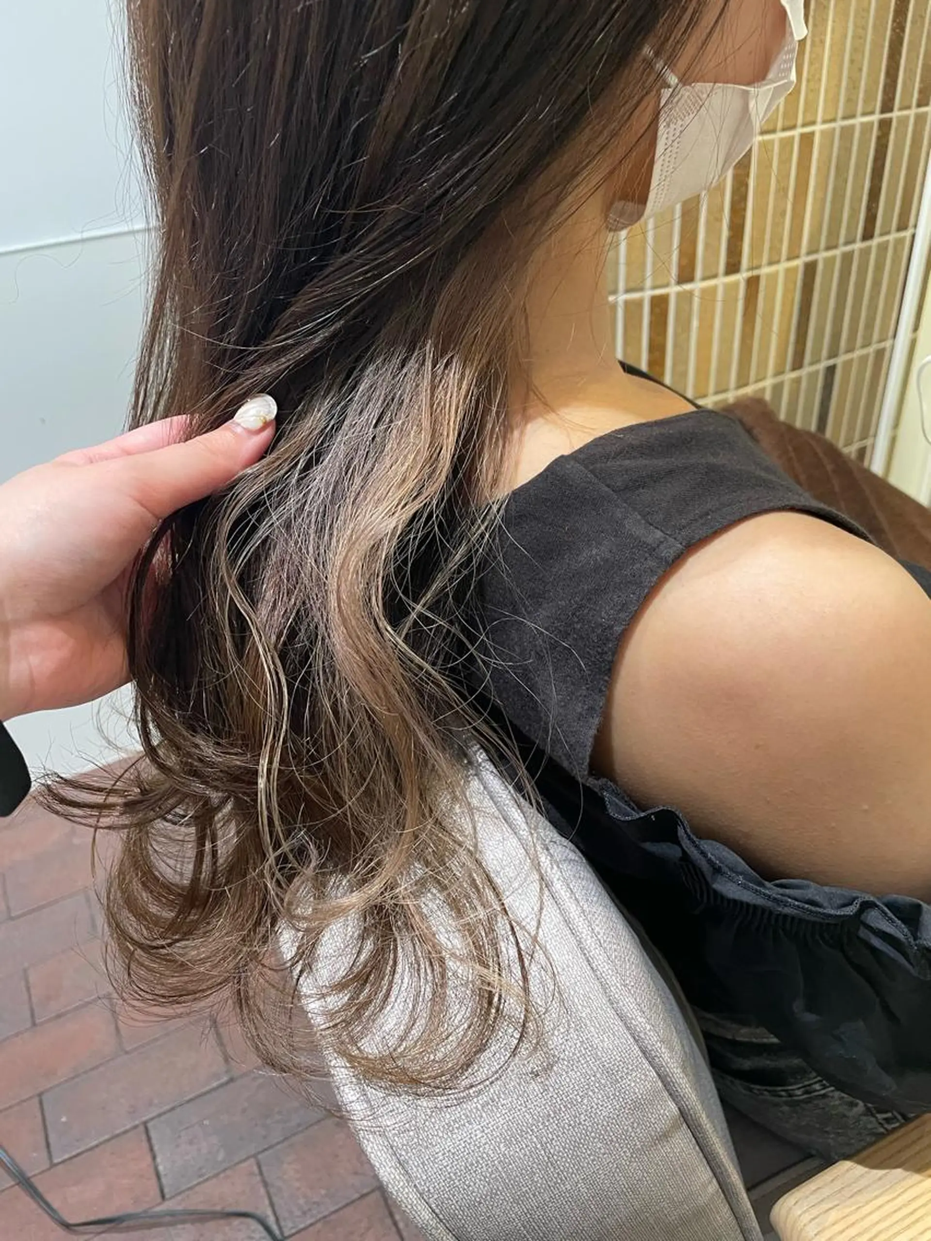 ロング カラー カット ヘアカラー トリートメント gotoday　shaire　saron所属・miu. ボブ/透け感カラーのヘアスタイル