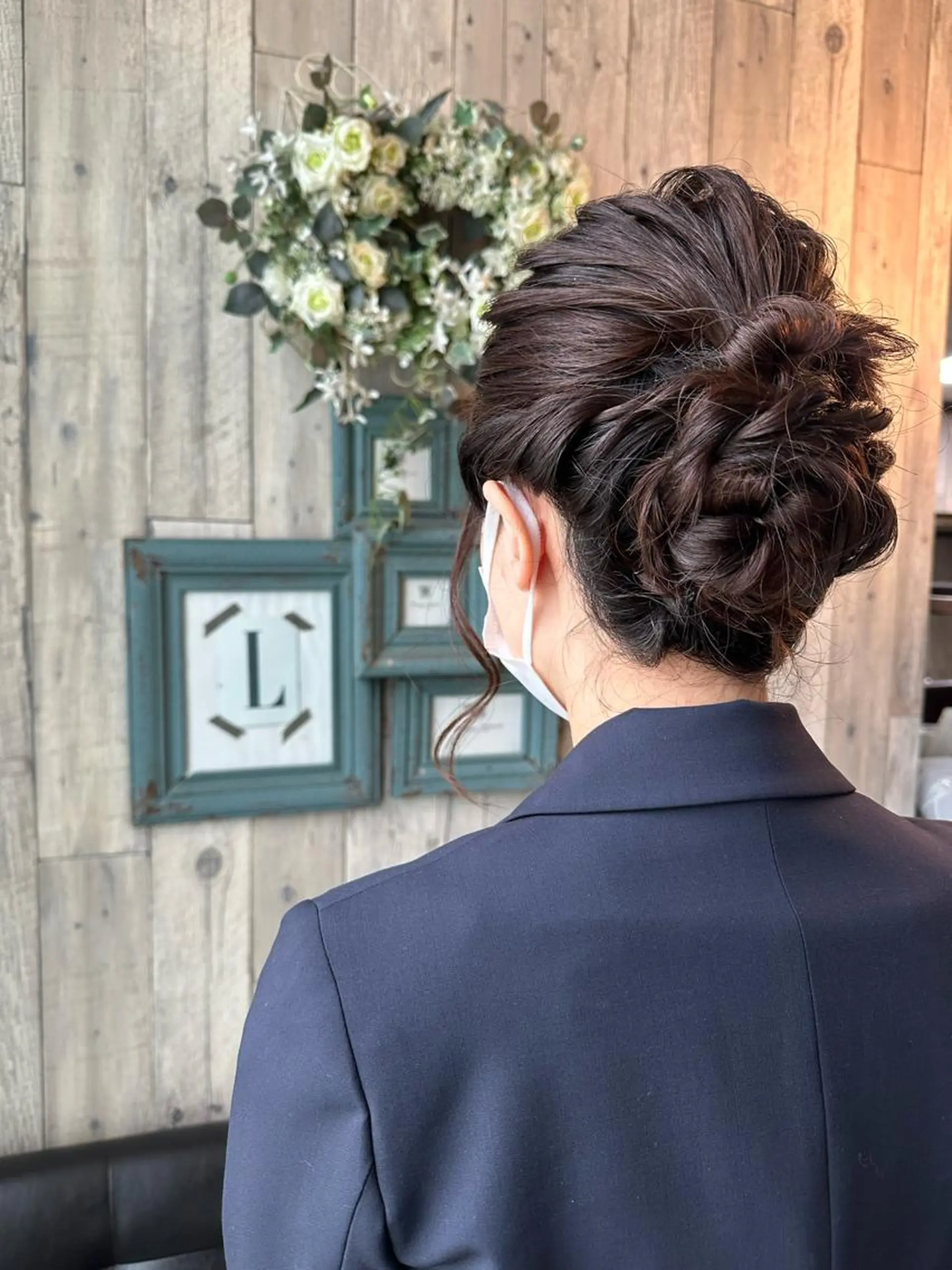 ロング ヘアアレンジ 庭山 理沙のヘアスタイル