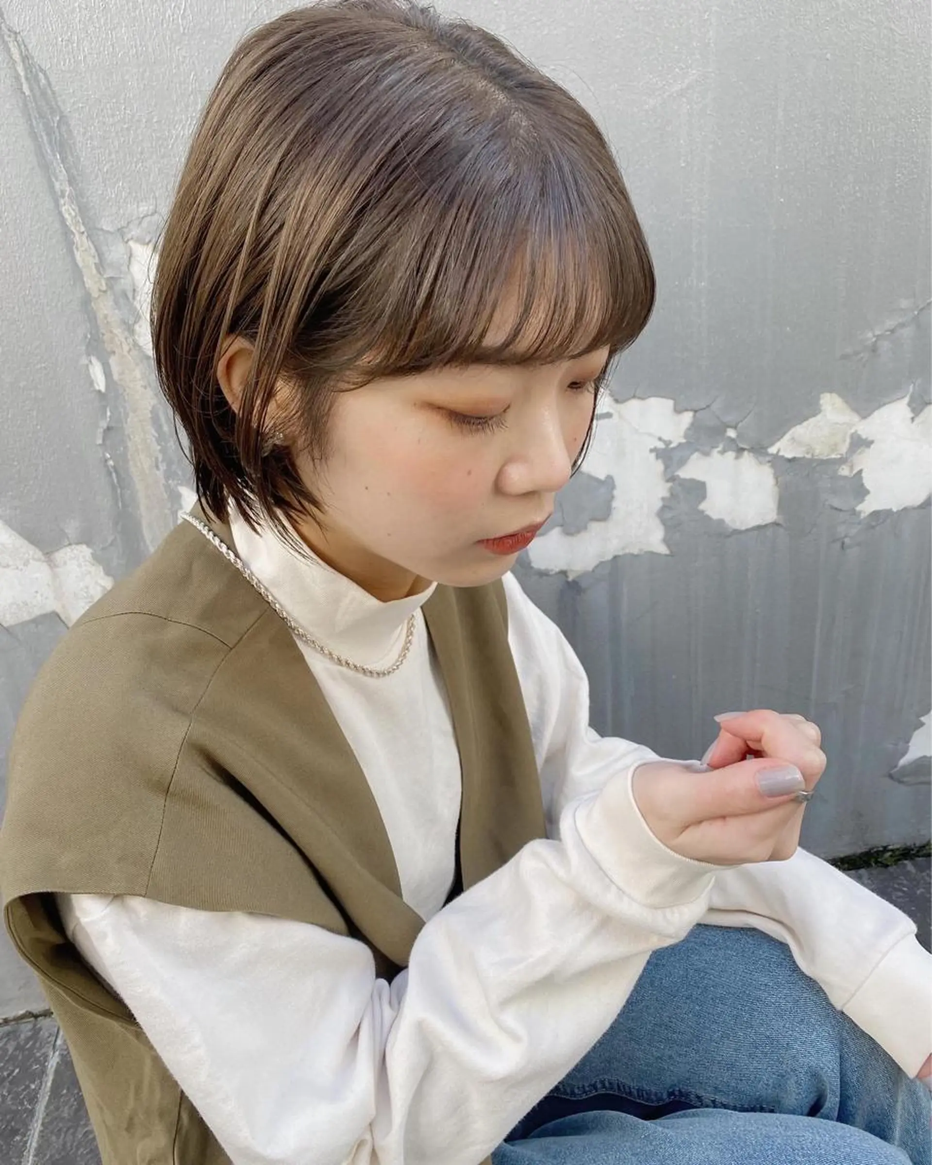 ショート maika /layer cutのヘアスタイル