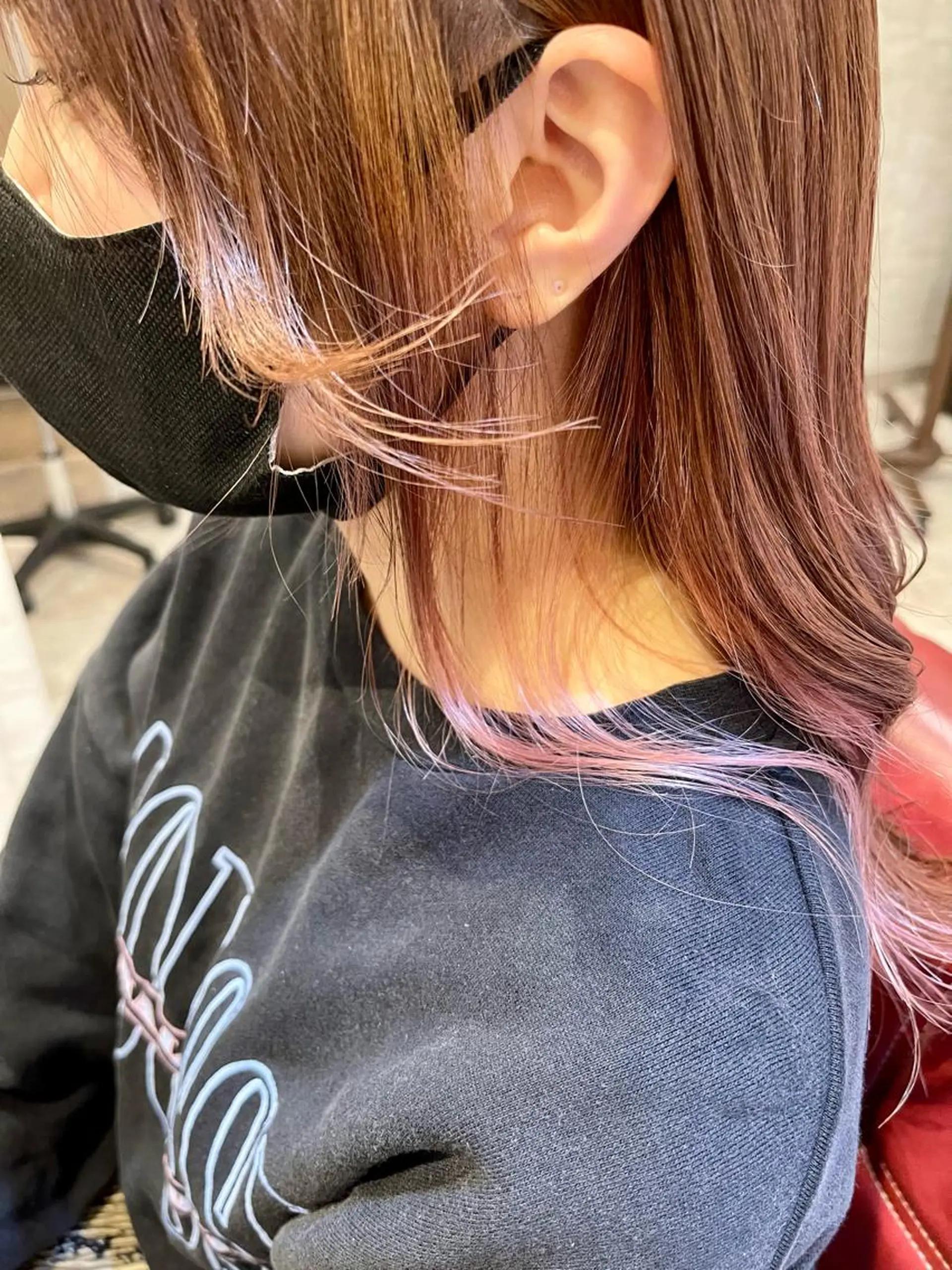 ロング 🍭透明感カラー 志賀拓海🍬🌈のヘアスタイル