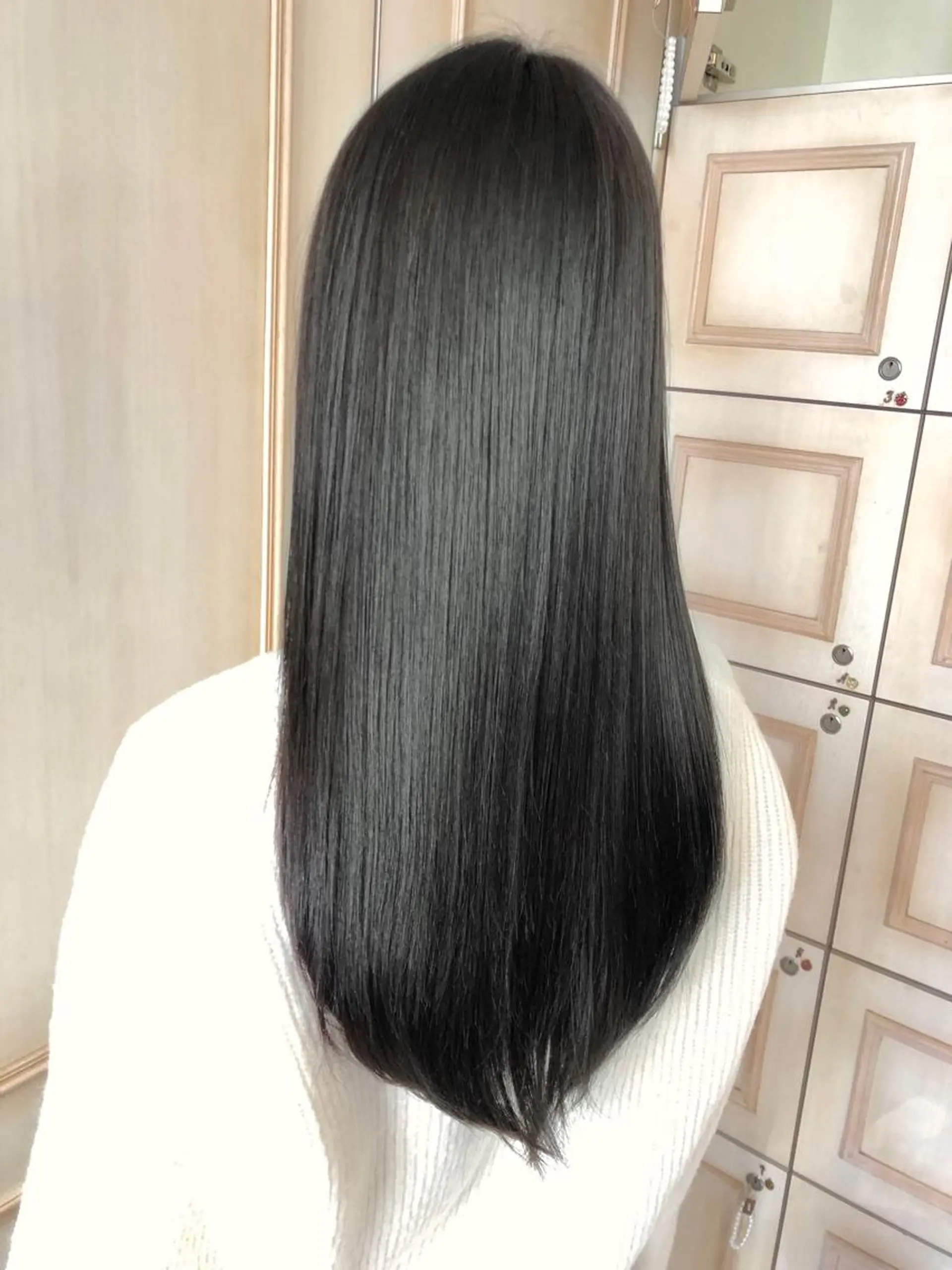 ロング カラー 似合わせカット 小顔カット 縮毛矯正⭐️ TAKAHIROのヘアスタイル