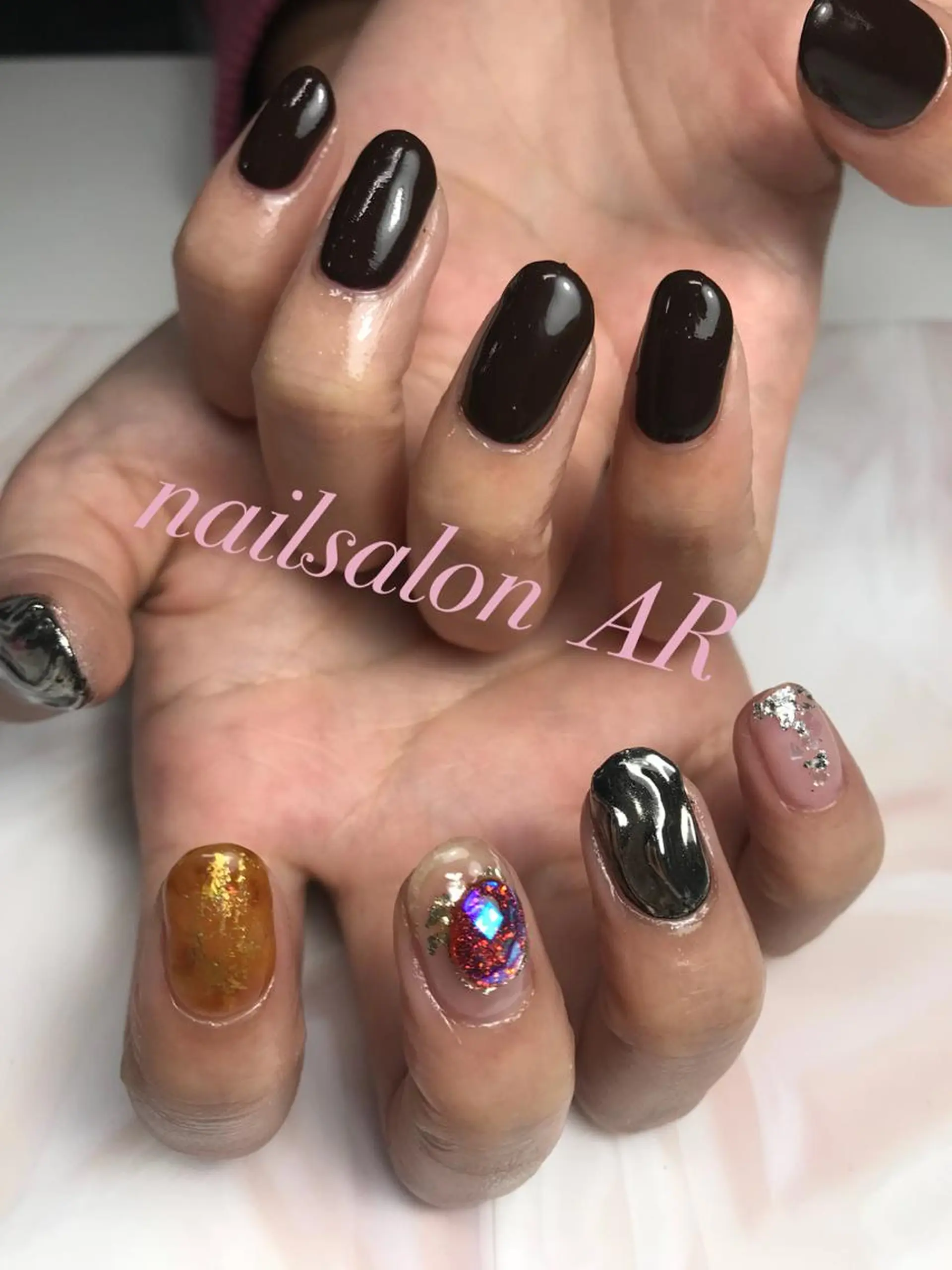 ネイル 持ち込み ネイルサロンAR 聖蹟桜ヶ丘店のネイルデザイン