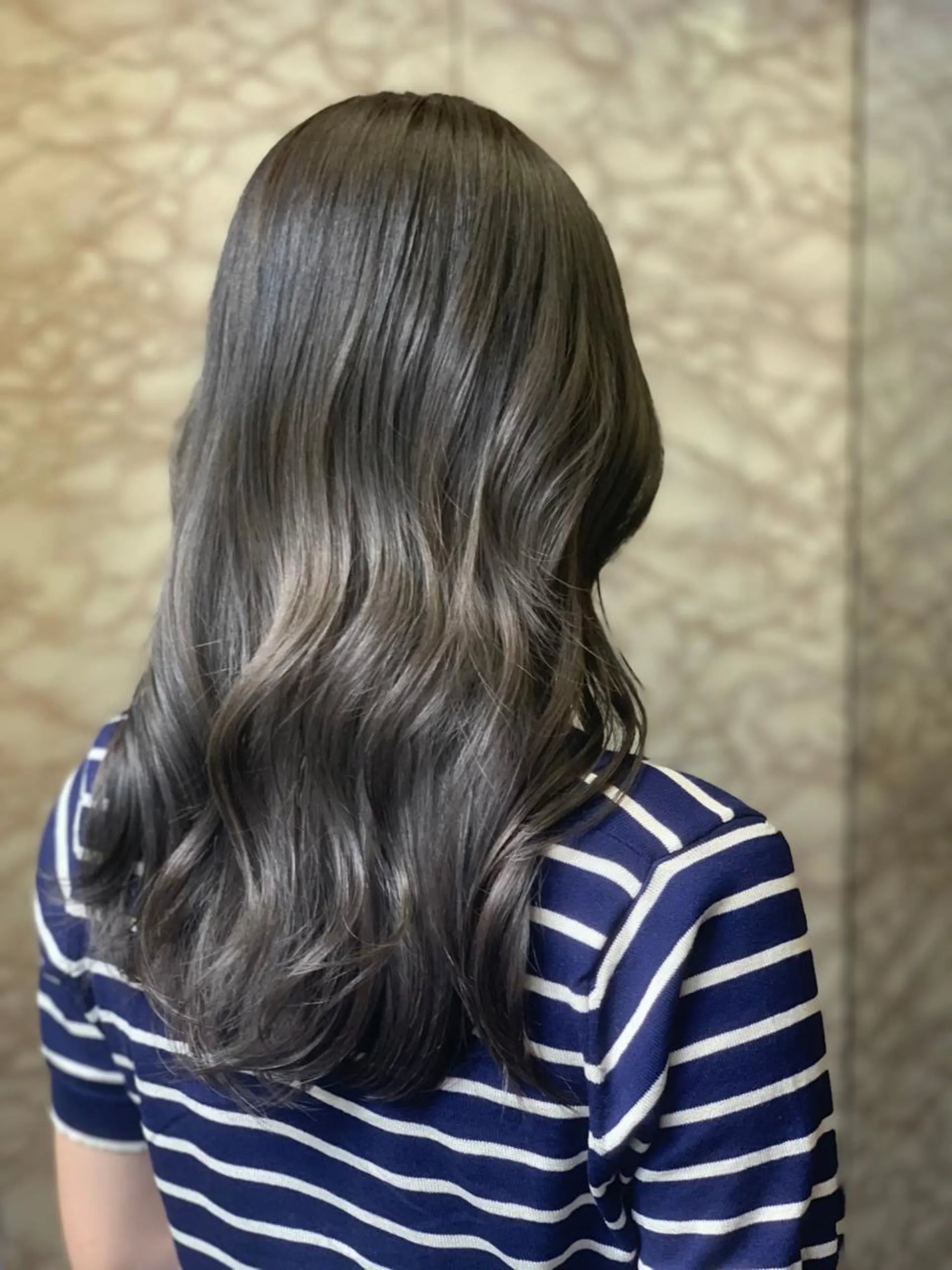 セミロング カラー グレージュカラー🤎 mai🤎のヘアスタイル