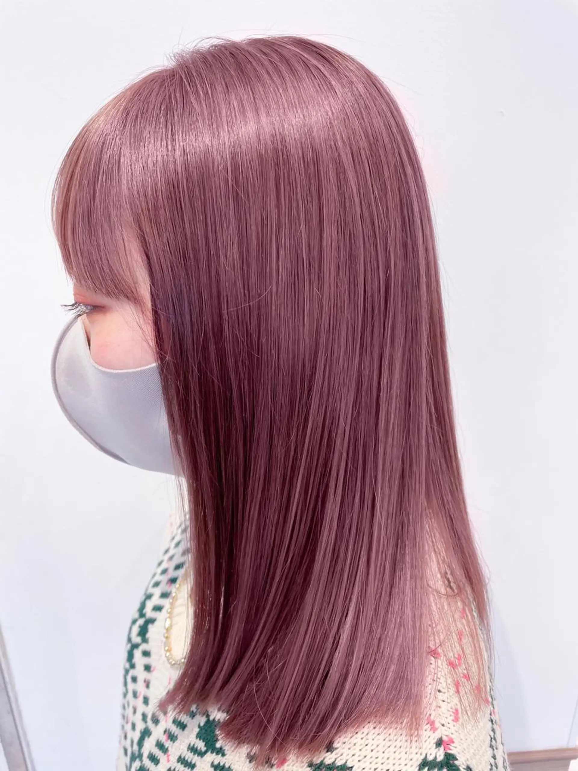 セミロング カラー mahalo hair design所属・ハイトーン特化 川井優汰のヘアスタイル