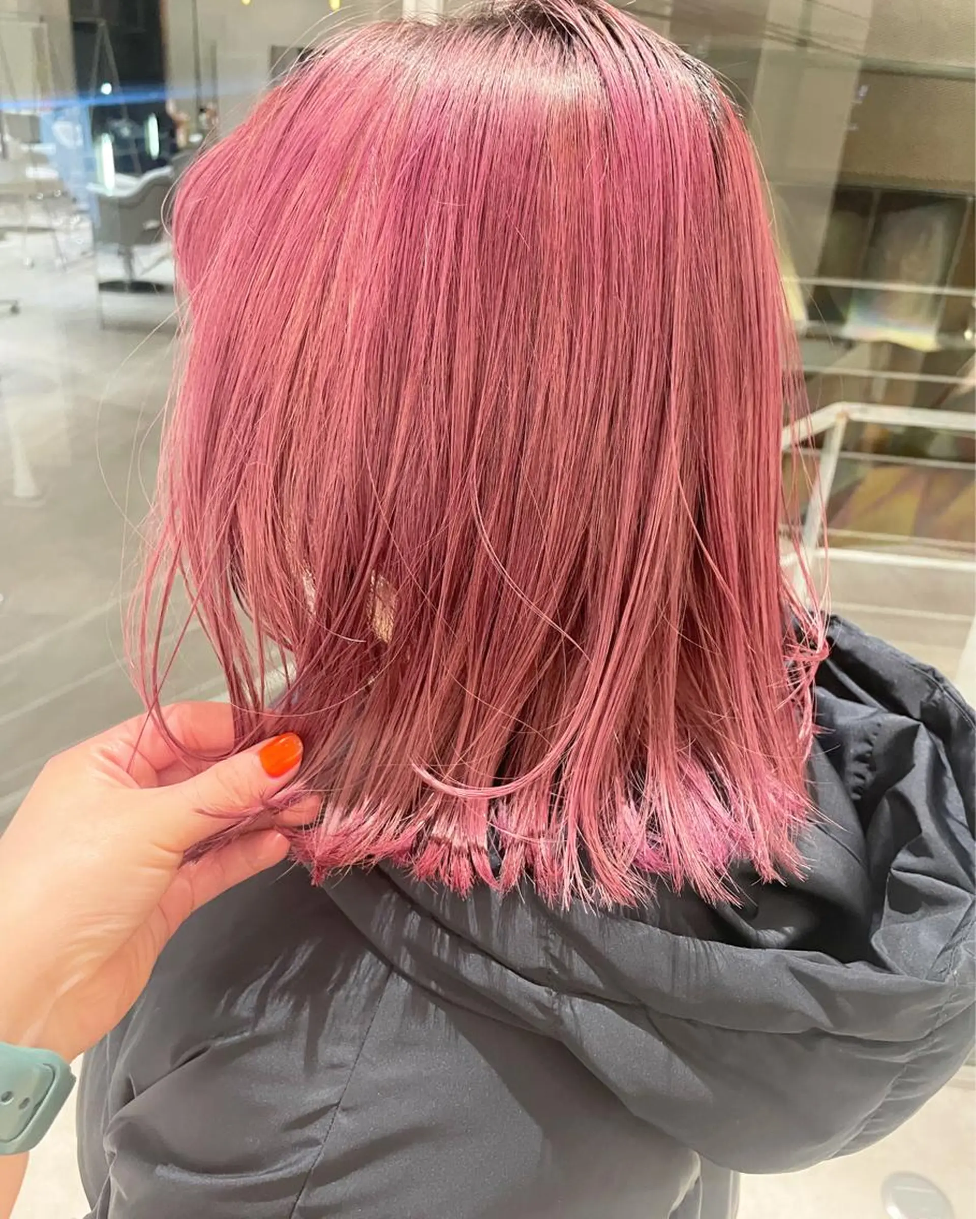 ミディアム カラー ピンクカラー Ammy 池袋所属・韓国ヘア&耳ツボ💎 池袋/himeriのその他イメージ