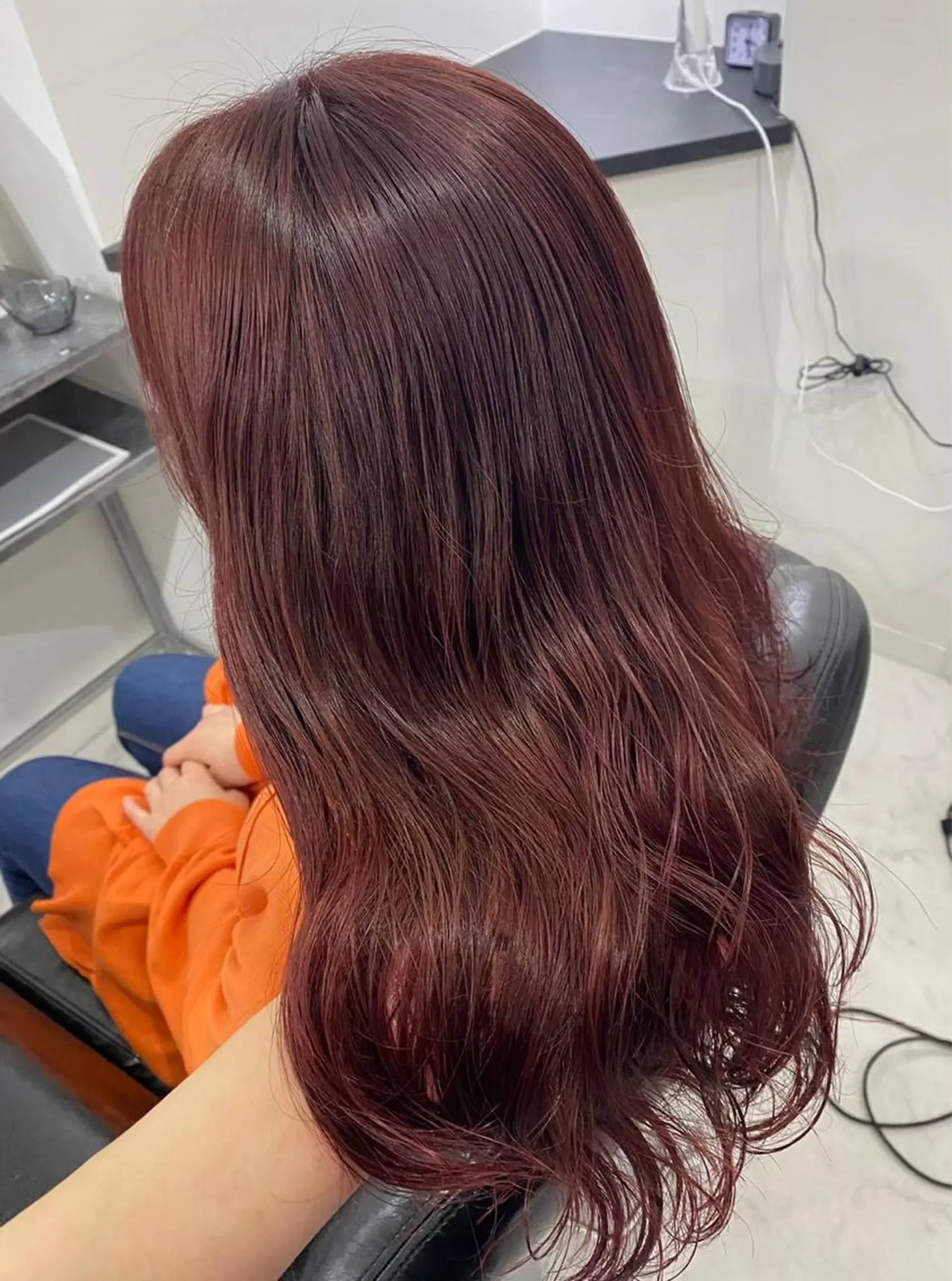 ロング カラー 山本 愛華のヘアスタイル