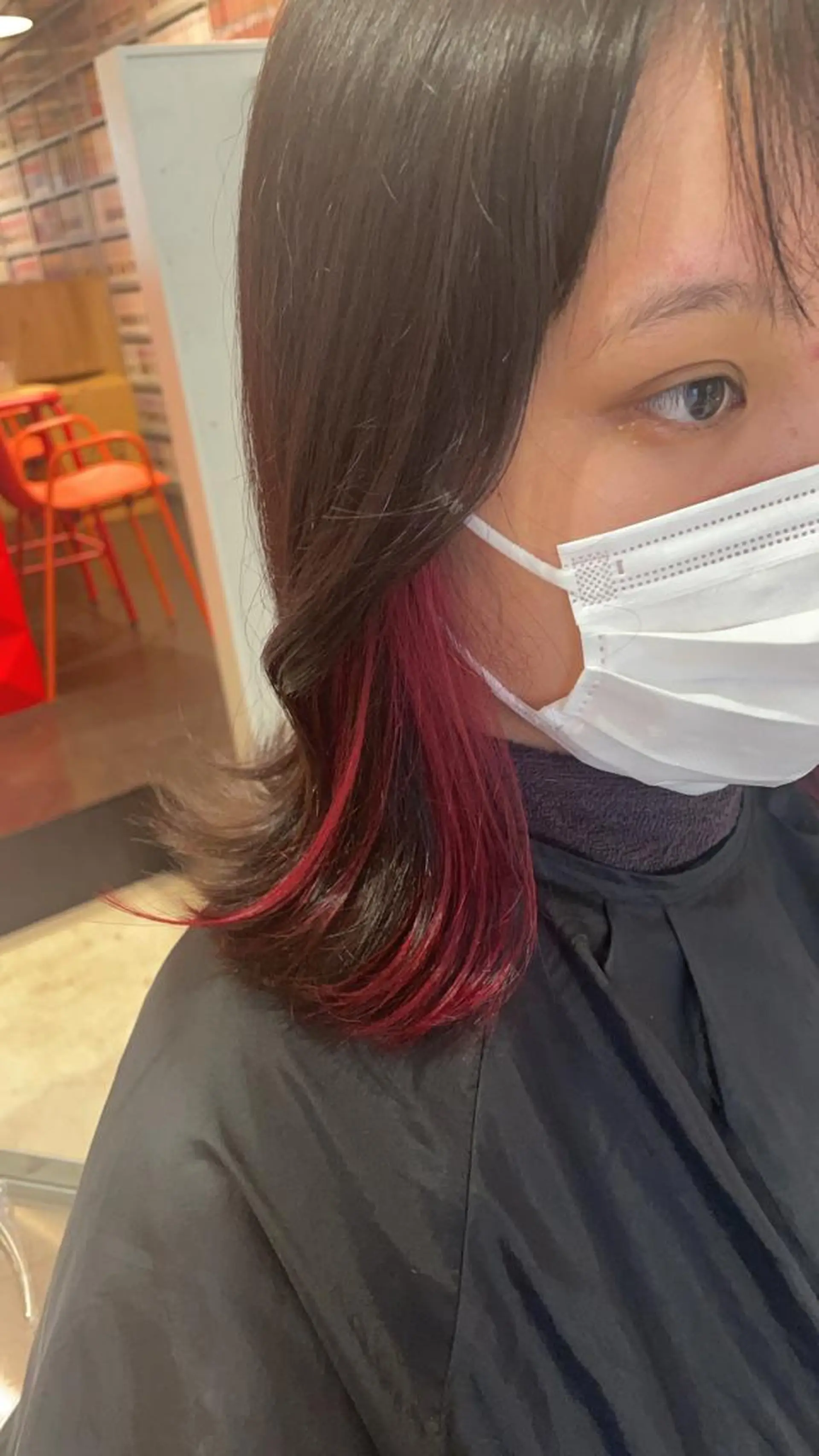 セミロング カラー 艶ハイトーン👑♡ NATSUKIのヘアスタイル