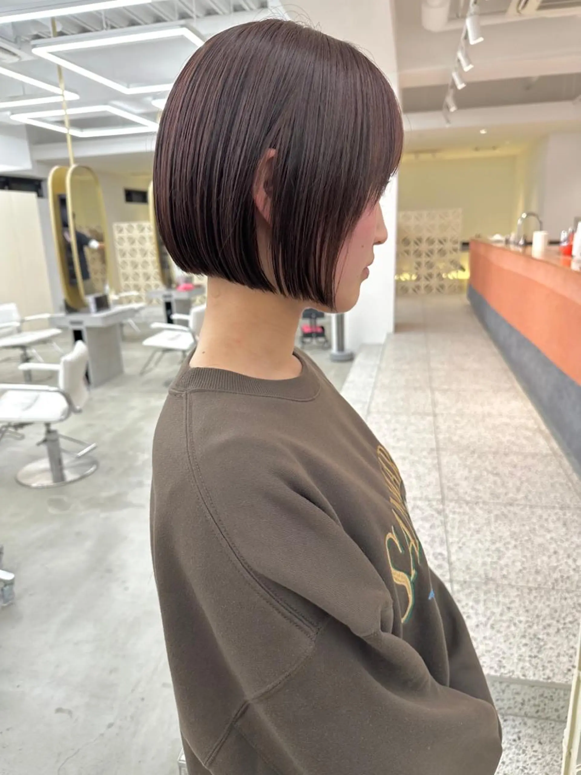 MAEUL NAGOYA所属・レイヤーボブ/名駅/ くびれボブ/縮毛矯正のヘアスタイル