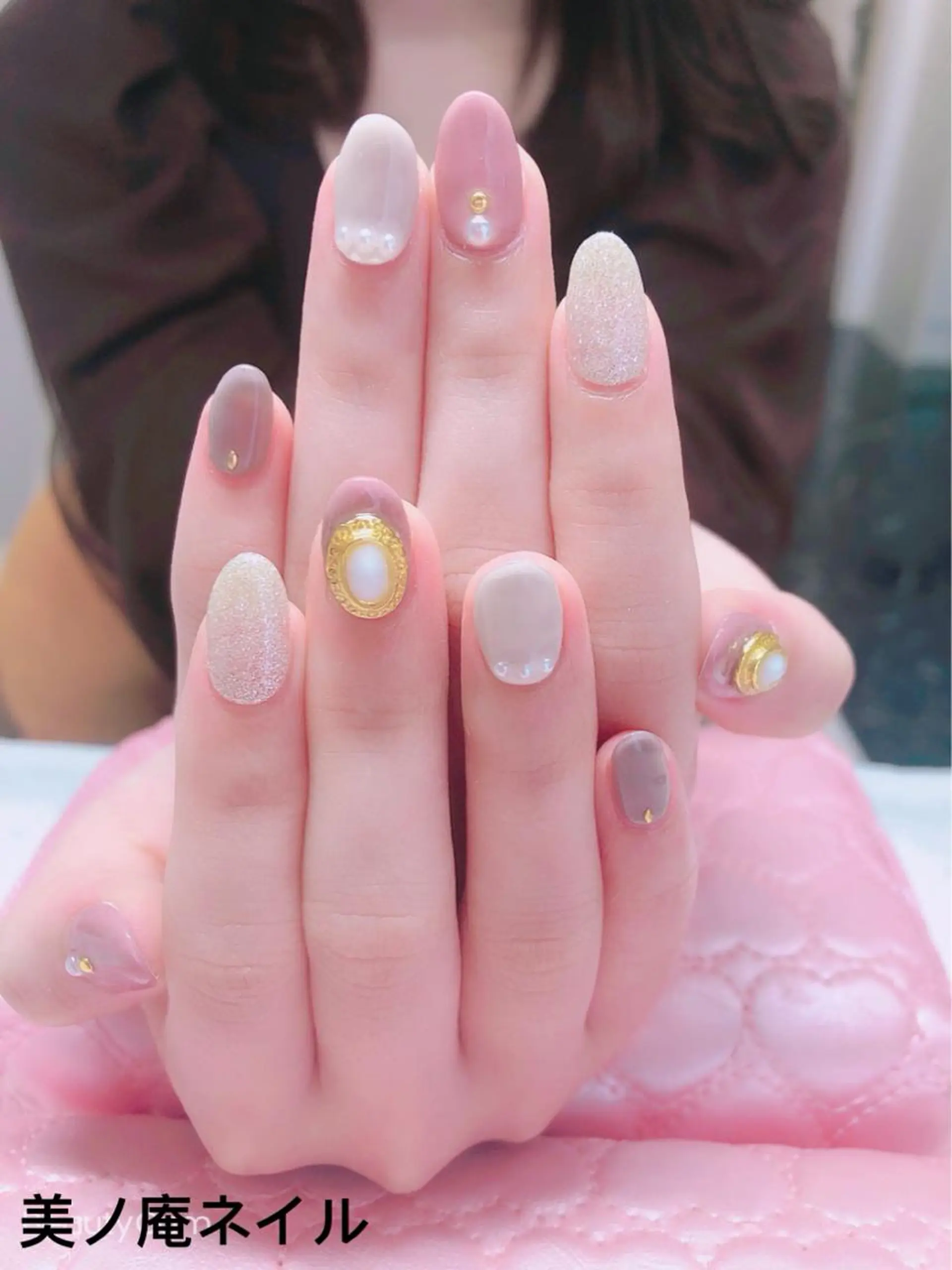 ネイル ハンドネイル ハンドケア 美ノ庵ネイルサロン メトロポリタン前店のネイルデザイン