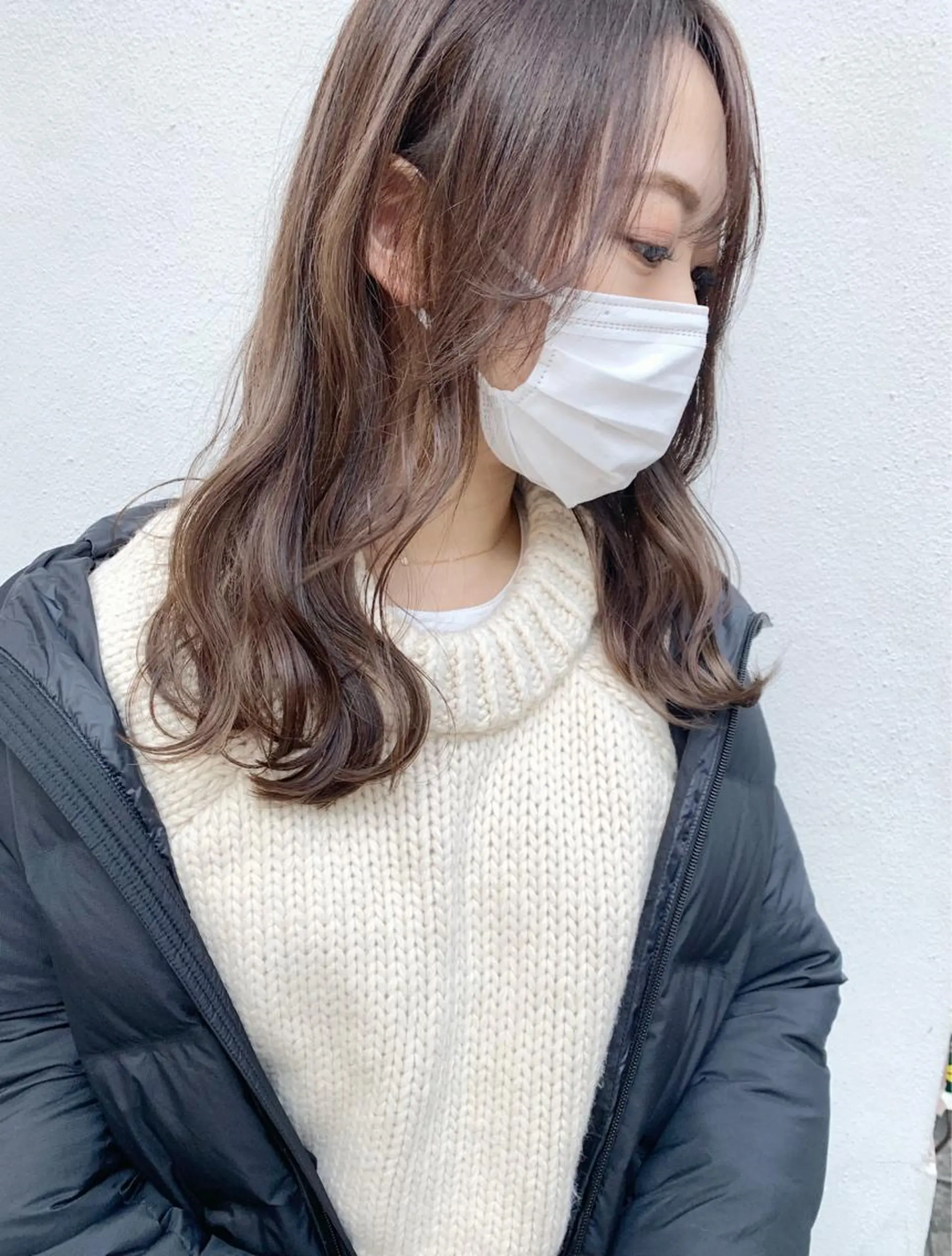 セミロング カラー ベージュカラー ヘアカラー トリートメント 樫原裕二 /柔らかいカラーのヘアスタイル