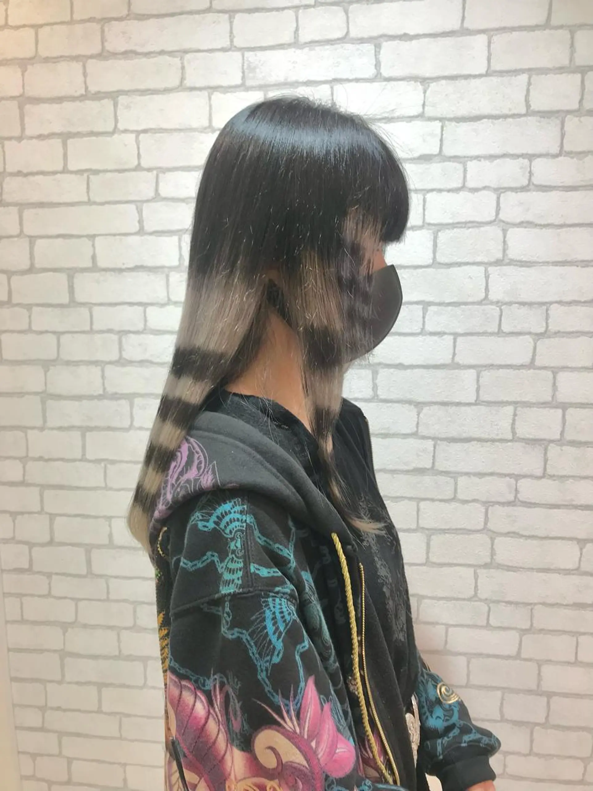 ロング カラー ヘアカラー Re:st所属・Miyavi/カラー ショートボブのヘアスタイル