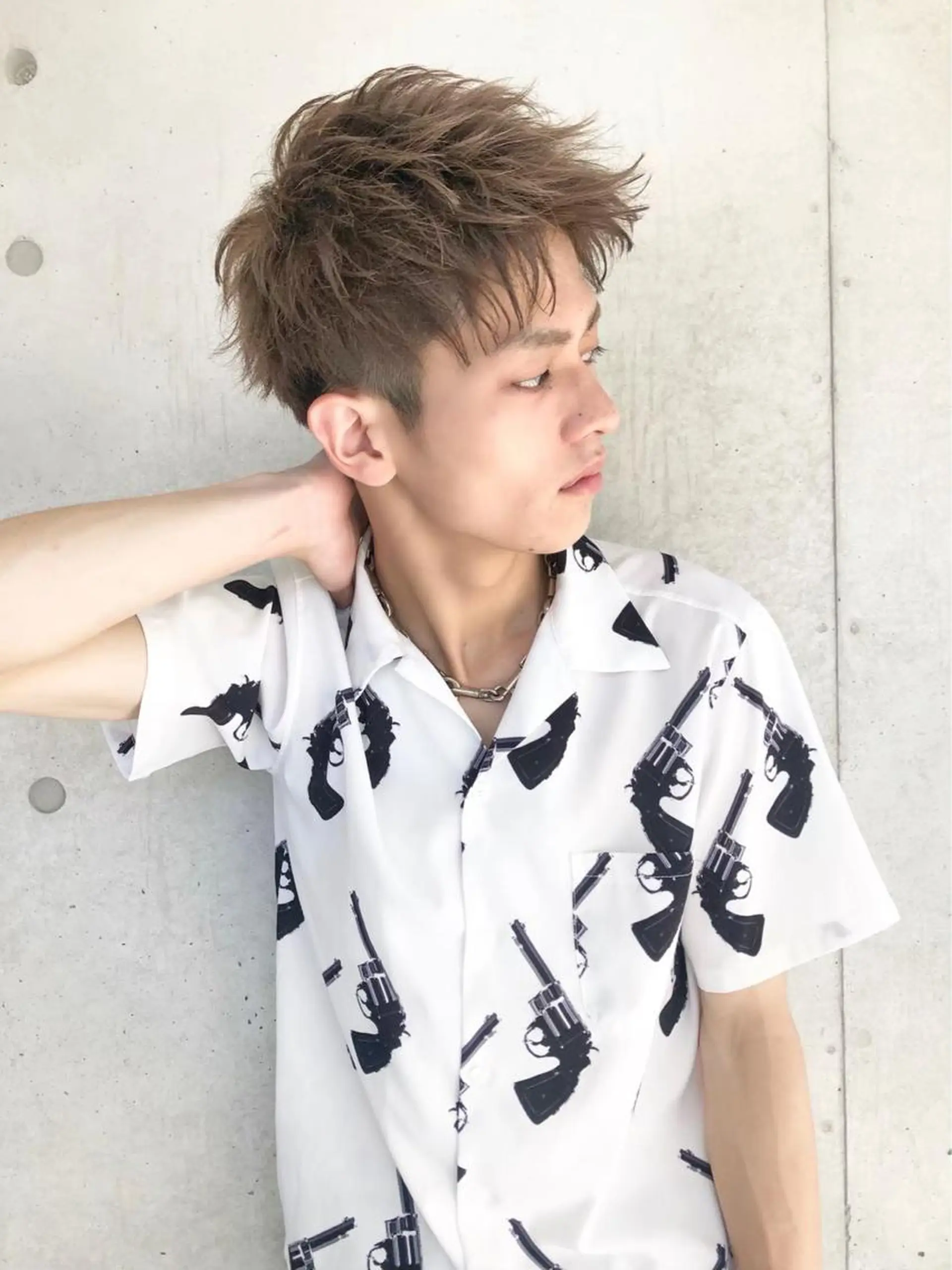 ショート カラー メンズ 透明感・トレンドヘア 🫧SENDAI🫧のヘアスタイル