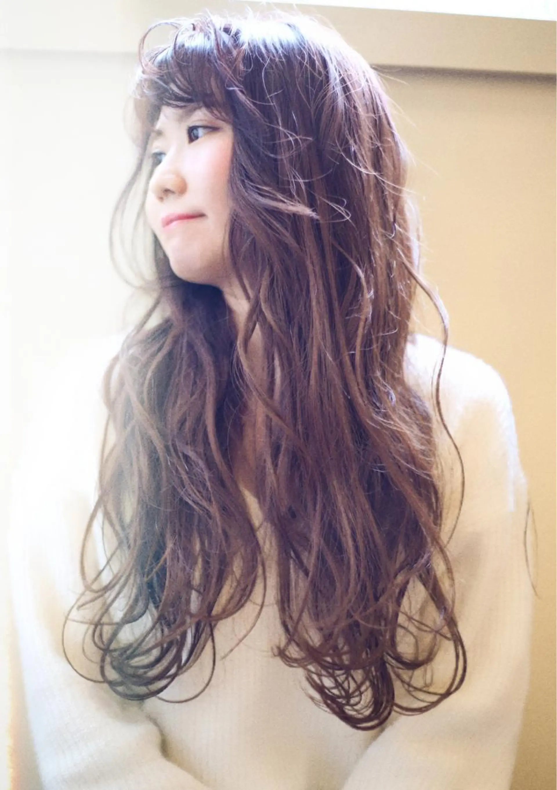 ロング カラー ロング カット ヘアカラー トリートメント ヘッドスパ 口コミ評価4.9⭐︎ カワナベ　マサシのヘアスタイル