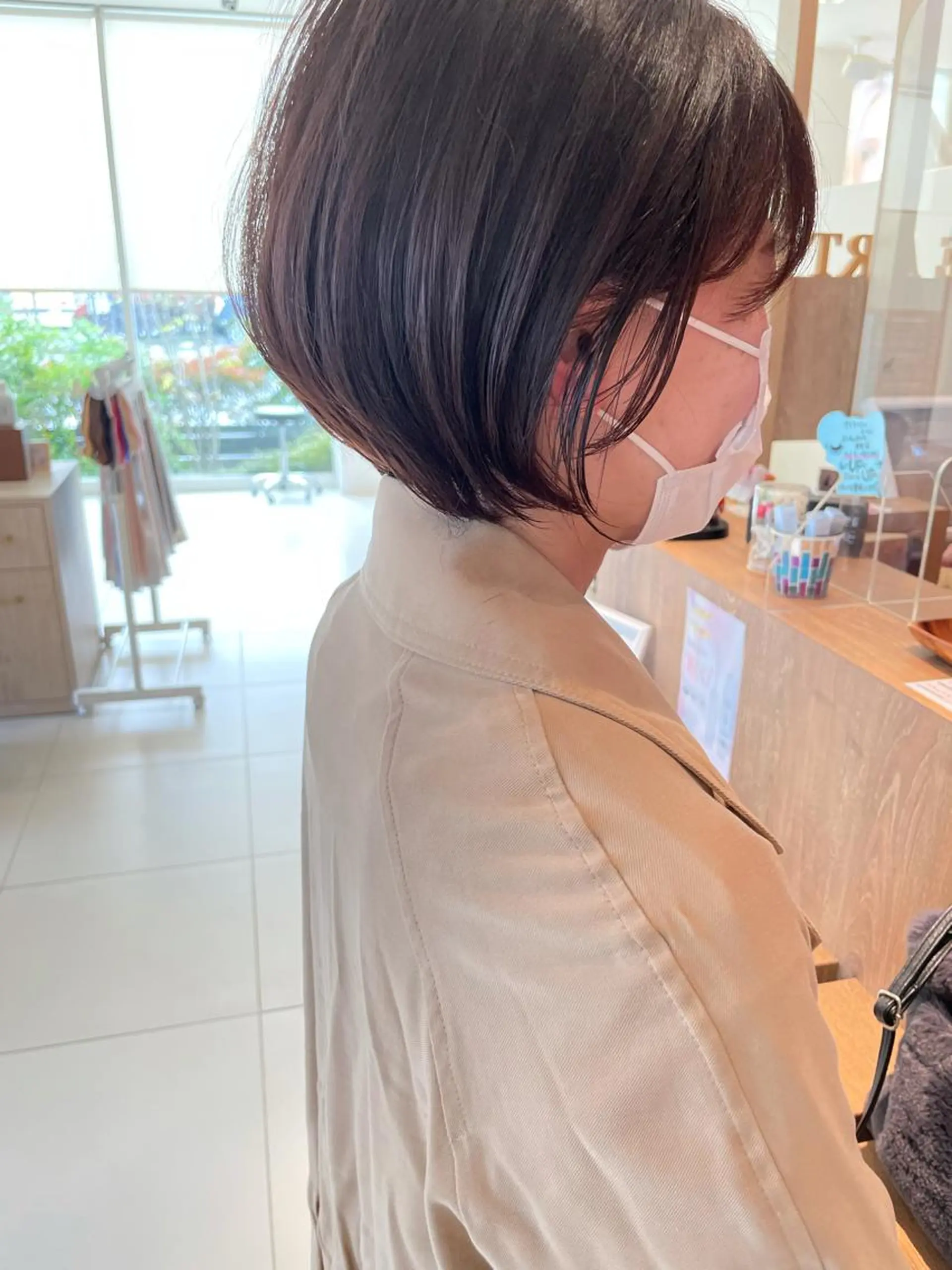 ショート 丸みショート ショートヘア 鶴岡で縮毛矯正なら お任せ！ハヤシナオミのヘアスタイル