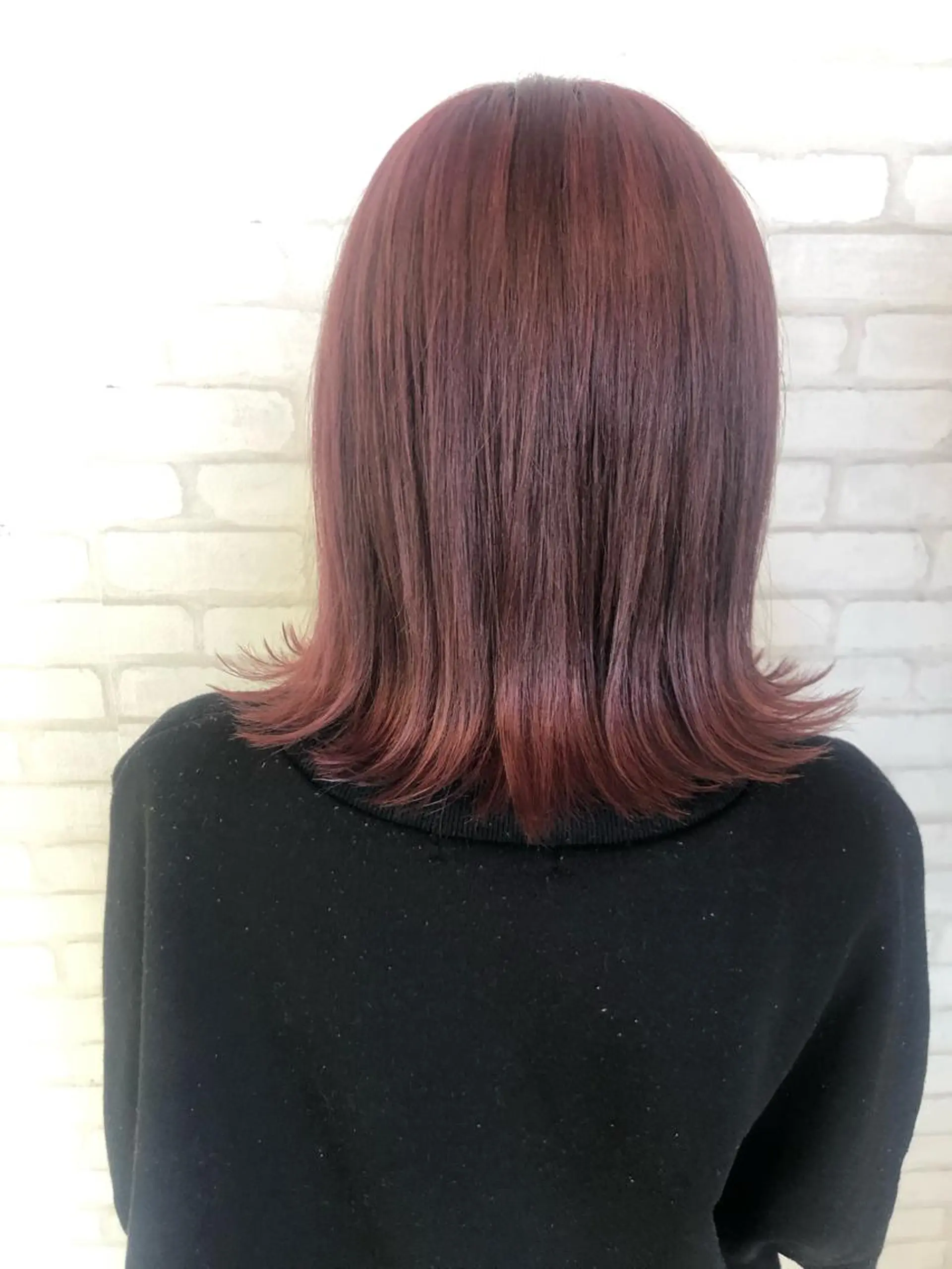 ミディアム カラー ブリーチ ピンクカラー 巣鴨髪質改善サロン 🌈NONOKAのヘアスタイル