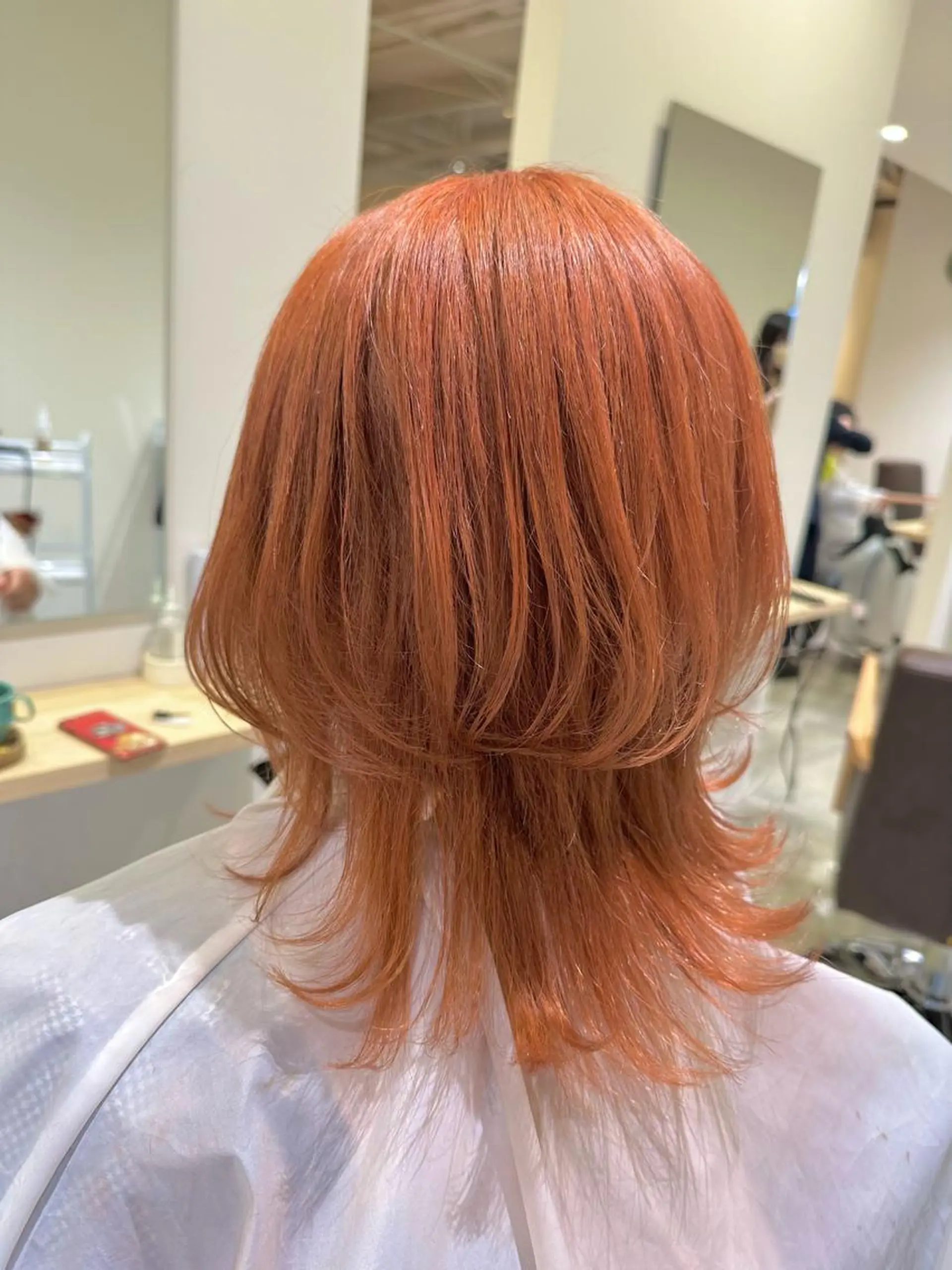 セミロング カラー ヘアアレンジ Design Color🐰アユミのヘアスタイル