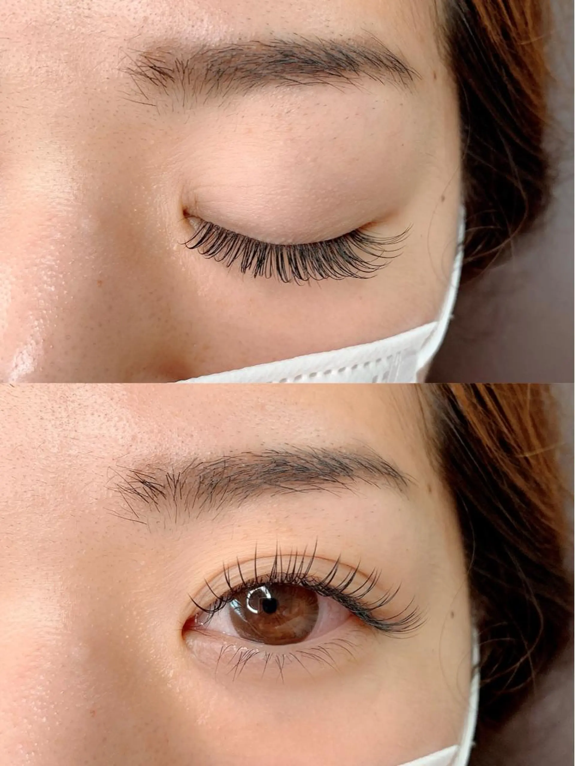 マツエク・マツパ フラットラッシュ ナチュラル lief eyelashのマツエク・マツパデザイン