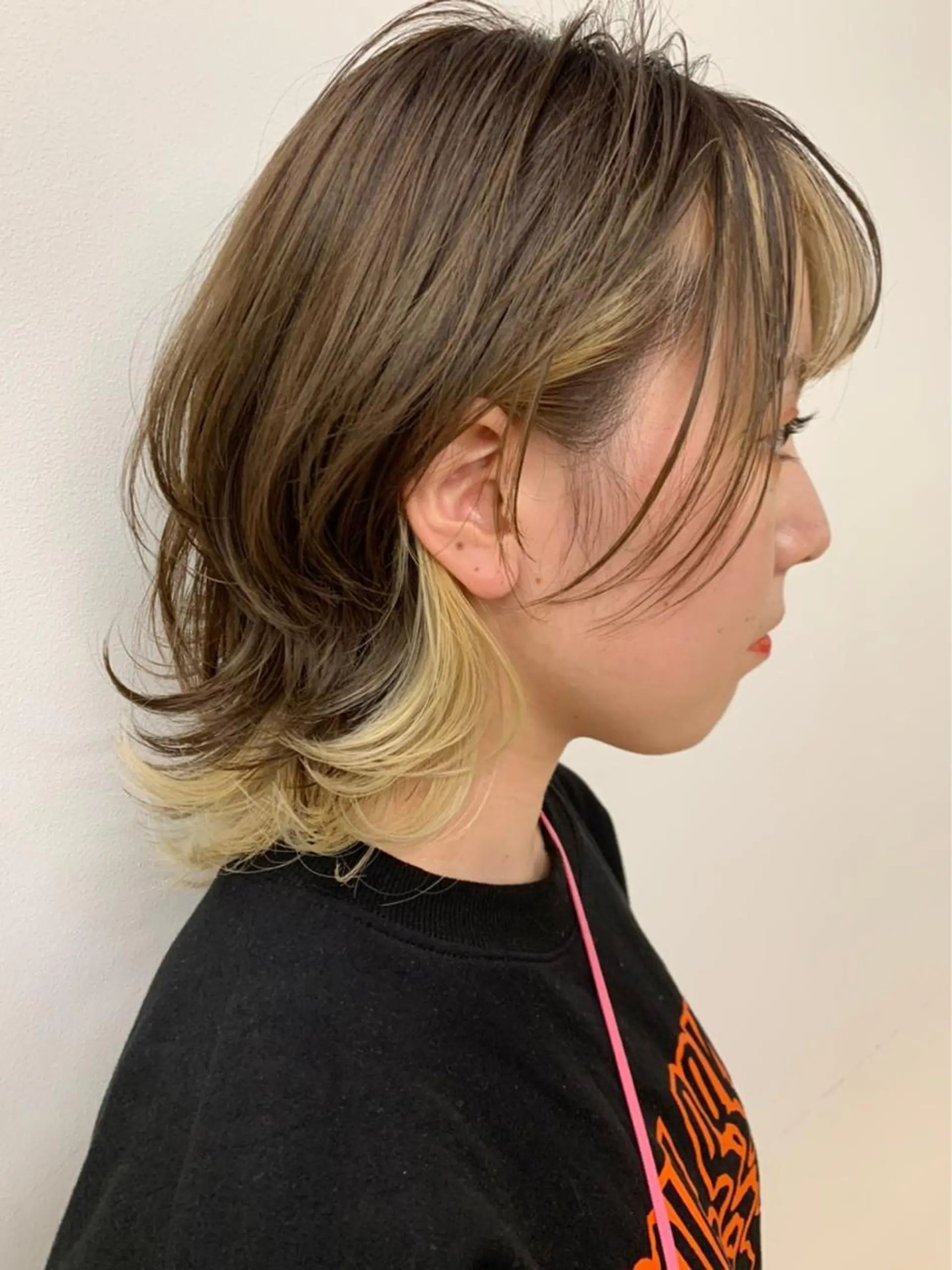 ミディアム カラー ヘアアレンジ 指名支持率NO.1 スタイリストのヘアスタイル