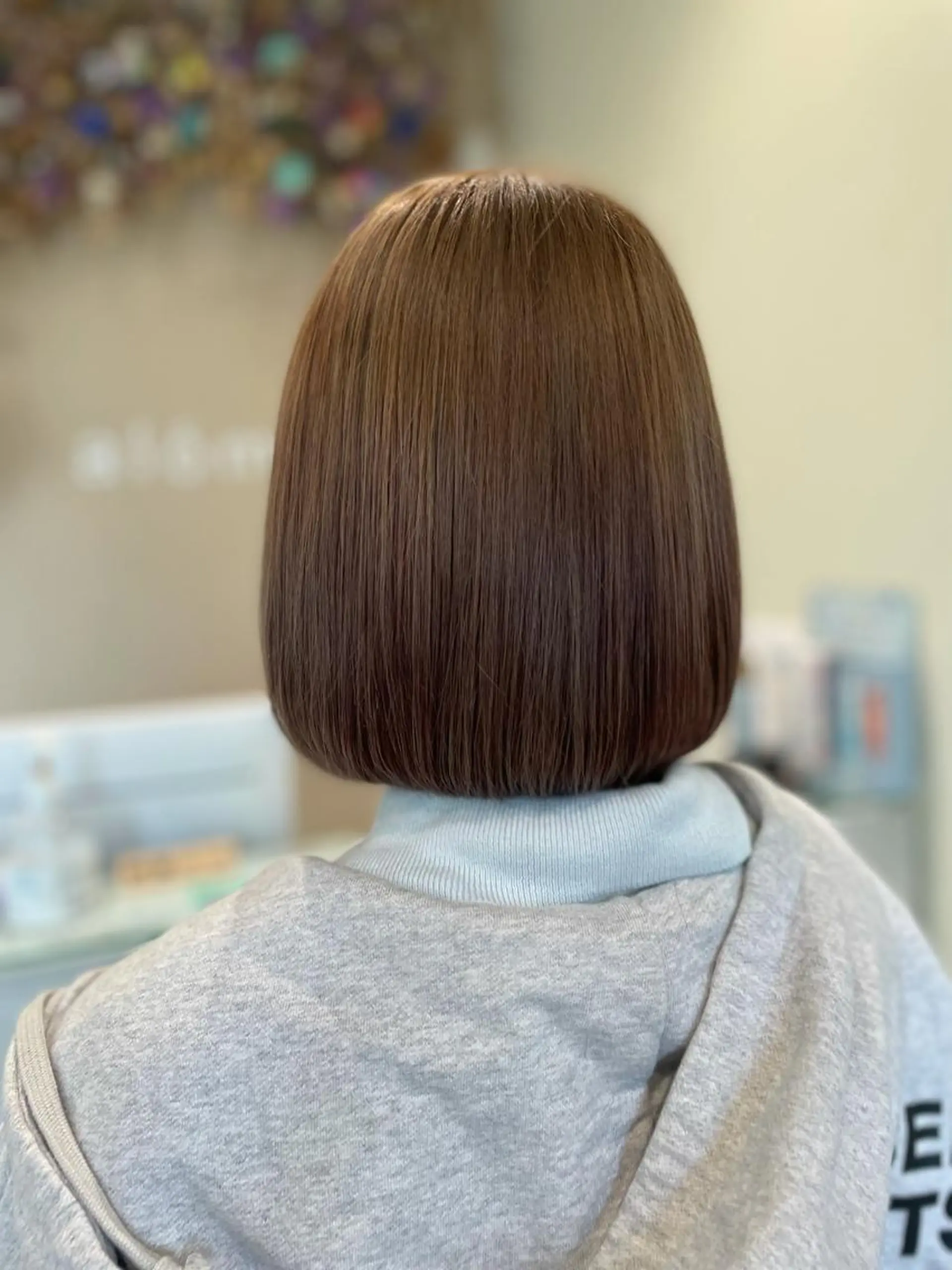 ショート カラー ベージュカラー ボブ カット ヘアカラー ボブ/インナーカラー /眉毛/Miyuのヘアスタイル