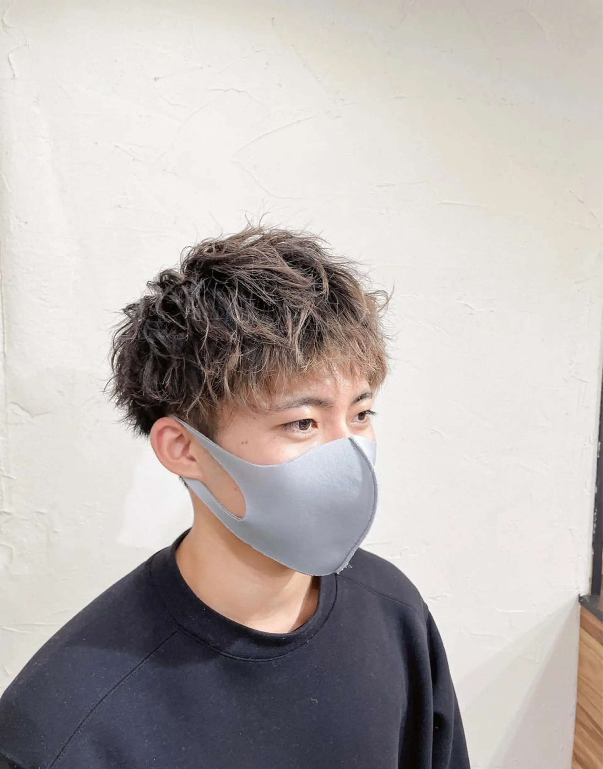 ショート メンズ マッシュ ショートヘア かんばら りょーいのヘアスタイル