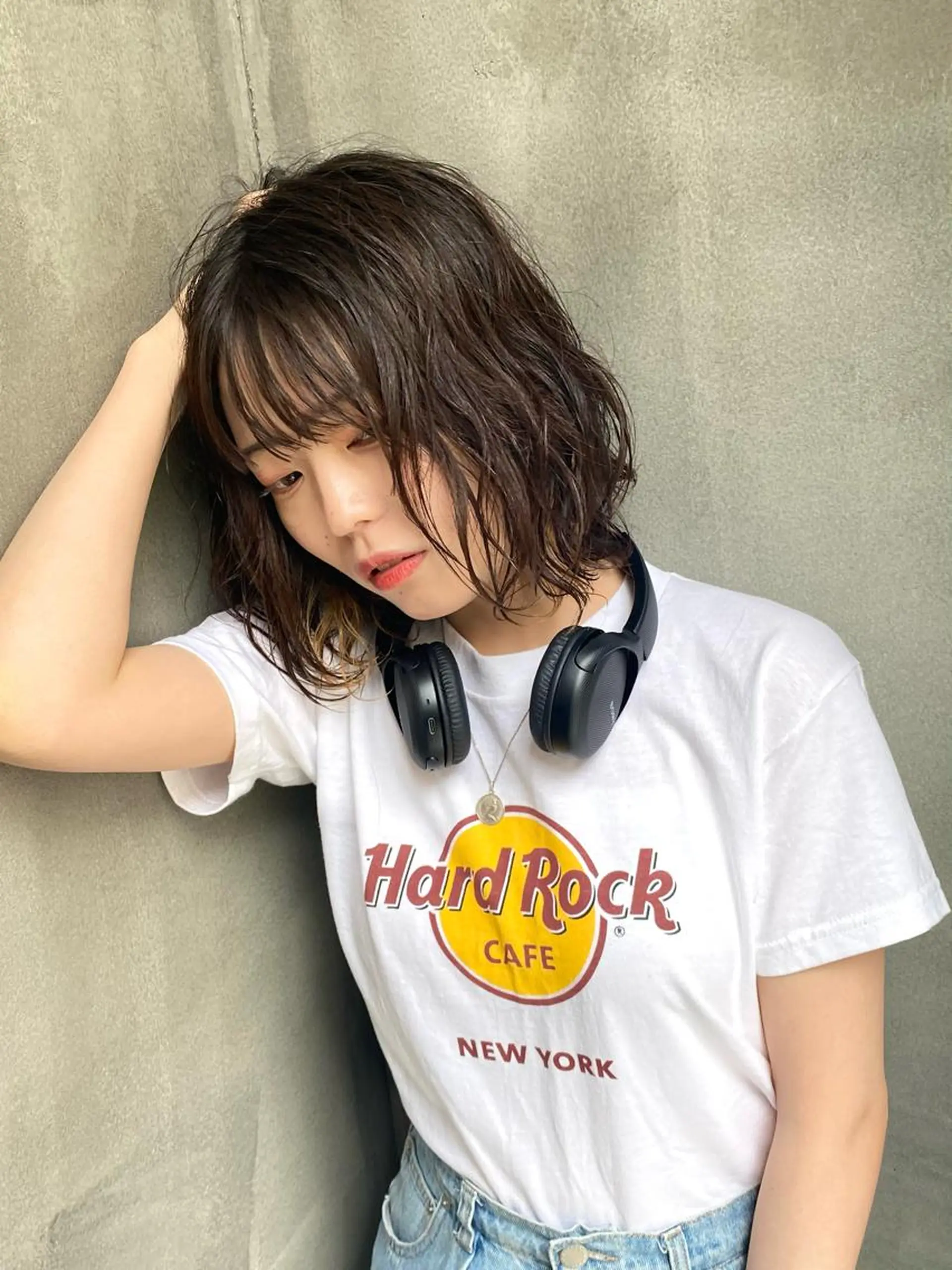 ミディアム パーマ カット パーマ Agu hair lore沼館店所属・八戸パーマ/メンズパ ーマ/シンゴ。のヘアスタイル