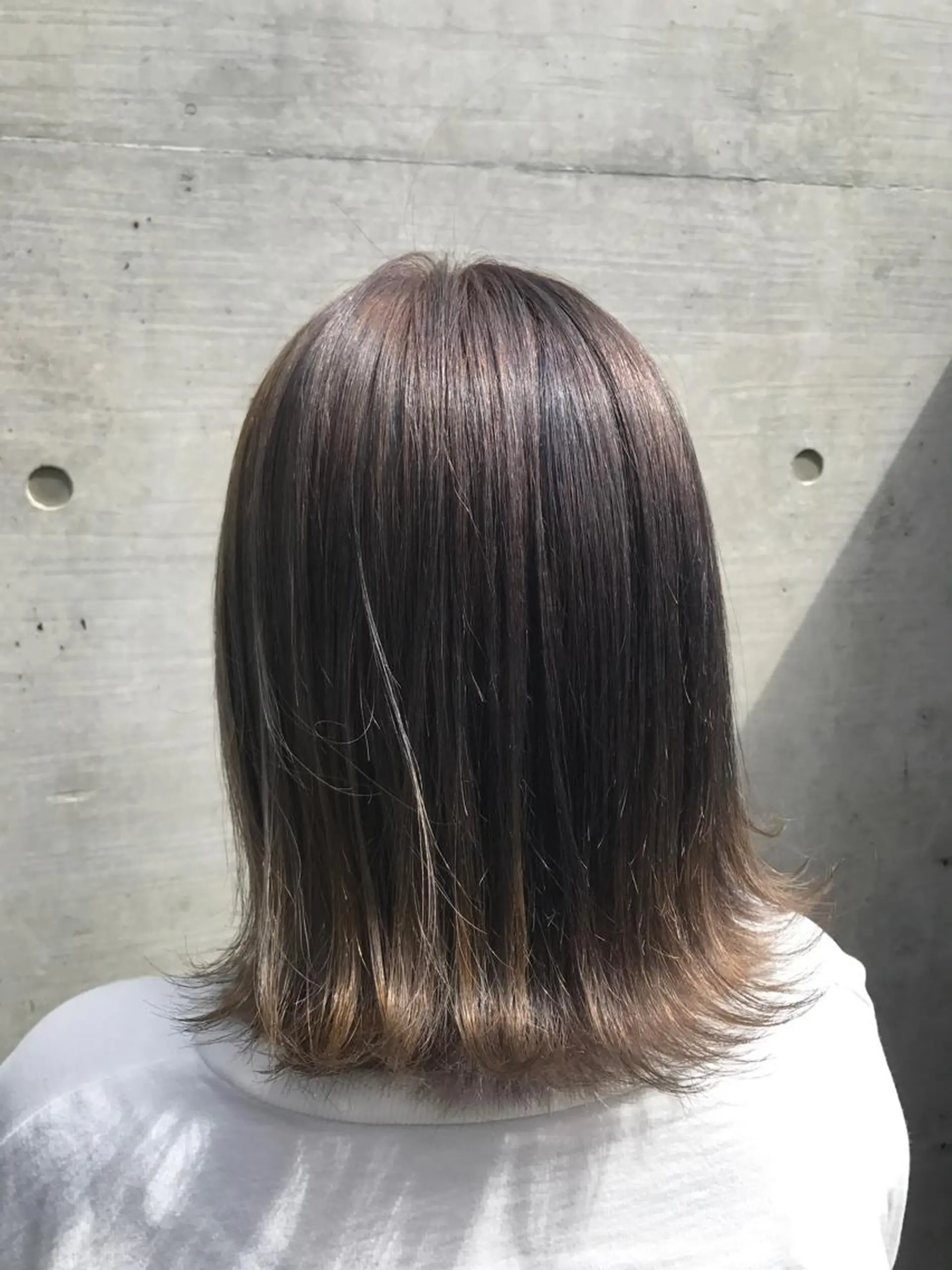 ミディアム カラー アッシュ ブリーチ 透明感カラー 外国人風カラー ミニモお気に入り数 No.1宍戸雄弥のヘアスタイル