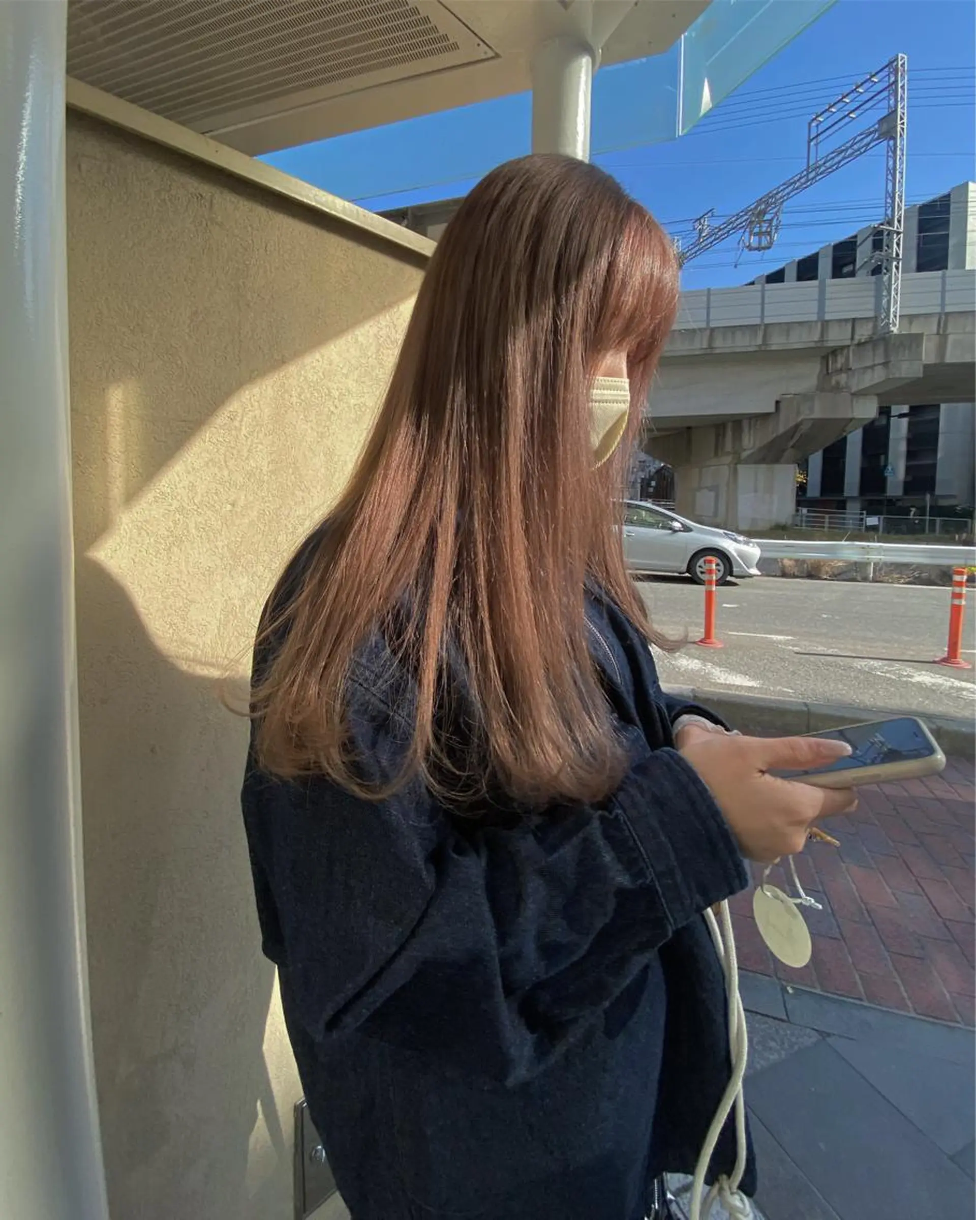 セミロング ヘアカラー トリートメント Musiiik hairのヘアスタイル