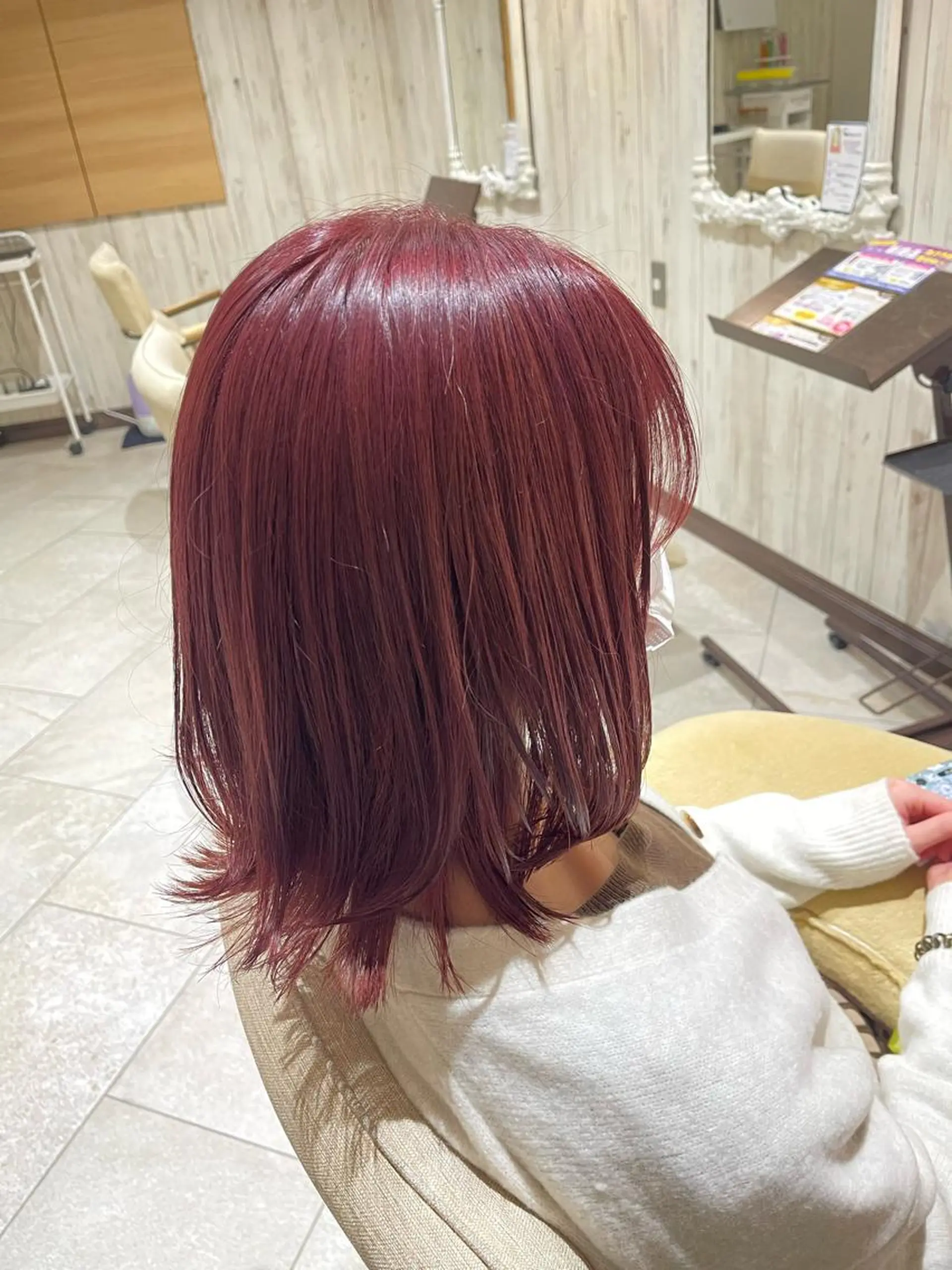 ミディアム ヘアカラー 🍒💓青山 佳代💓🍒のヘアスタイル