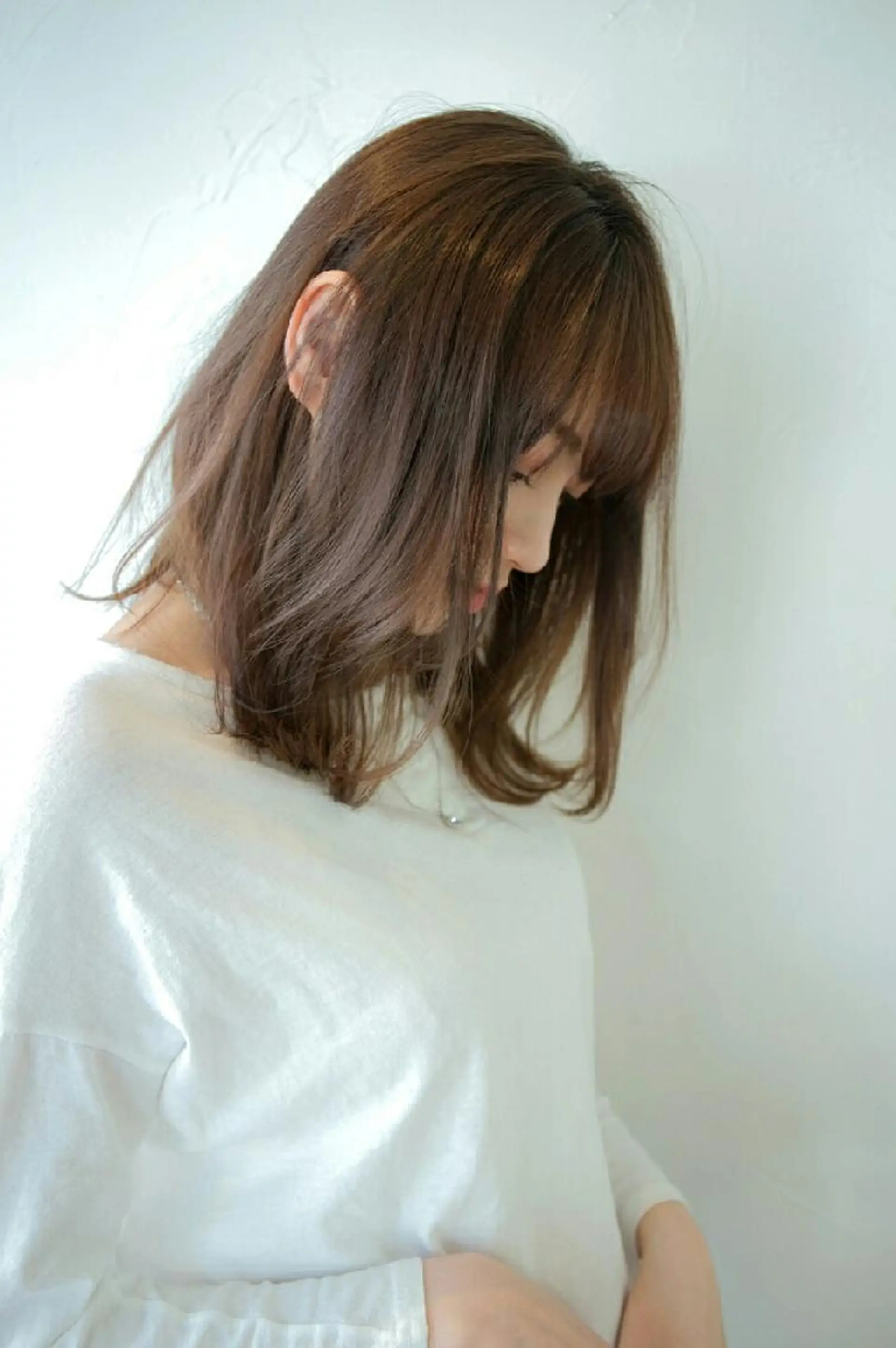 ミディアム 田辺 侑未のヘアスタイル