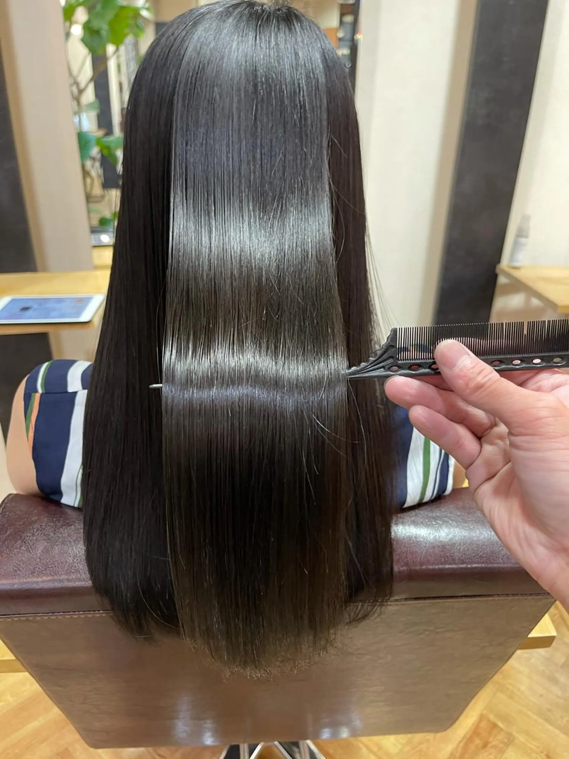 ロング 髪質改善&艶カラー Zina💋池袋のヘアスタイル