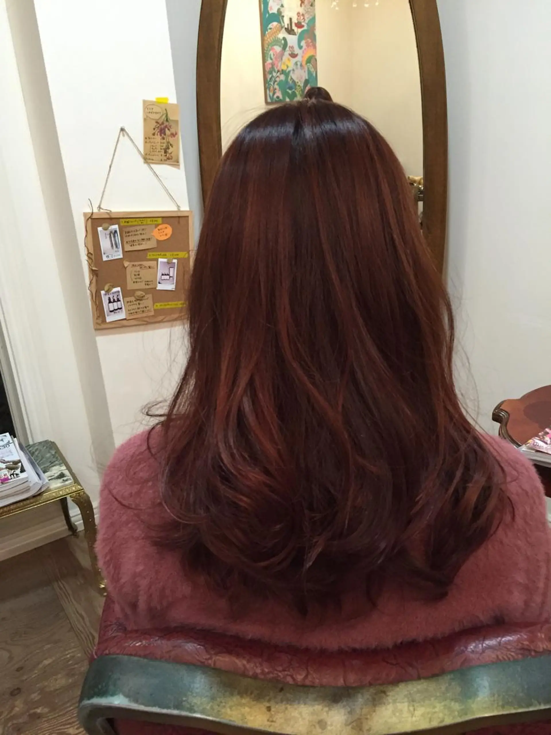 ショート ミディアム セミロング ロング カラー 三好 美里のヘアスタイル