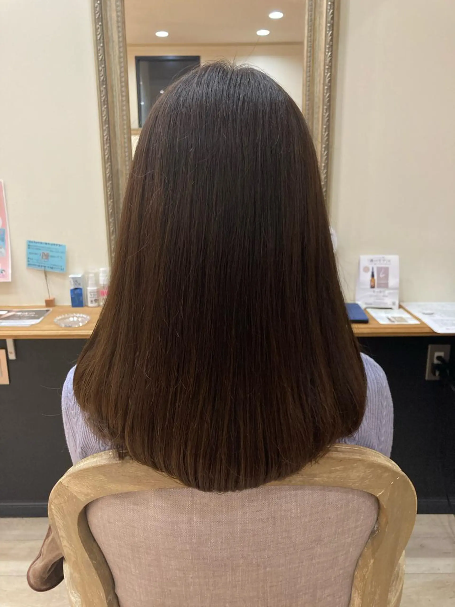 ロング カラー カット ヘアカラー トリートメント 💎髪質改善💎 西森千夏のヘアスタイル