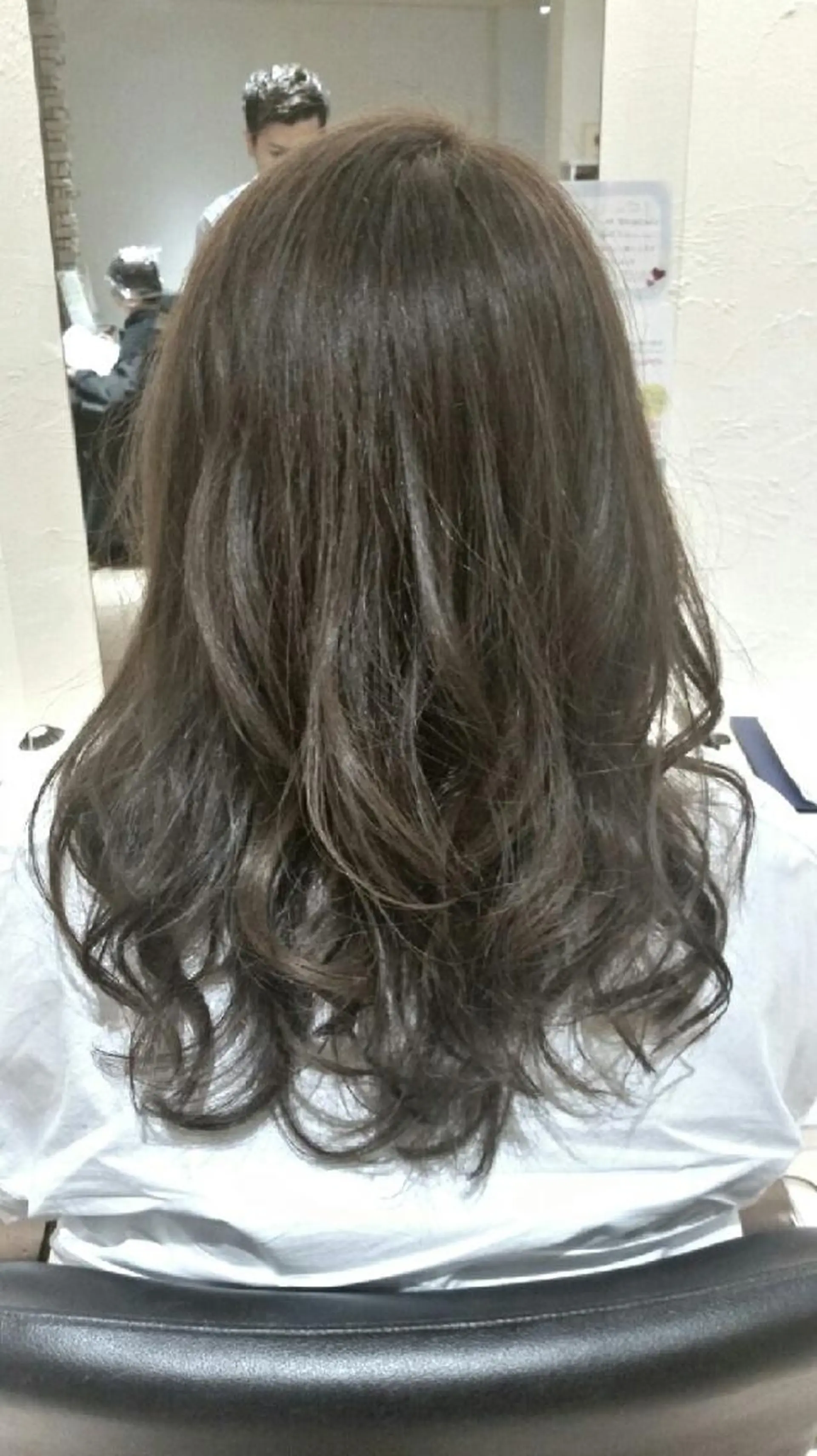 ミディアム セミロング ロング カラー アッシュ 【髪質改善美容師】t occa茨木篠原健太のヘアスタイル