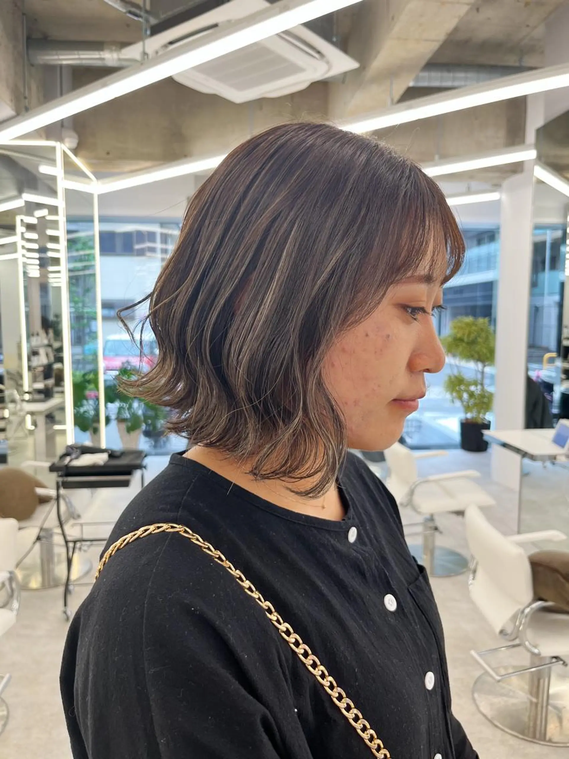 ミディアム カラー レイヤーカット×艶髪 /Ayanaのヘアスタイル