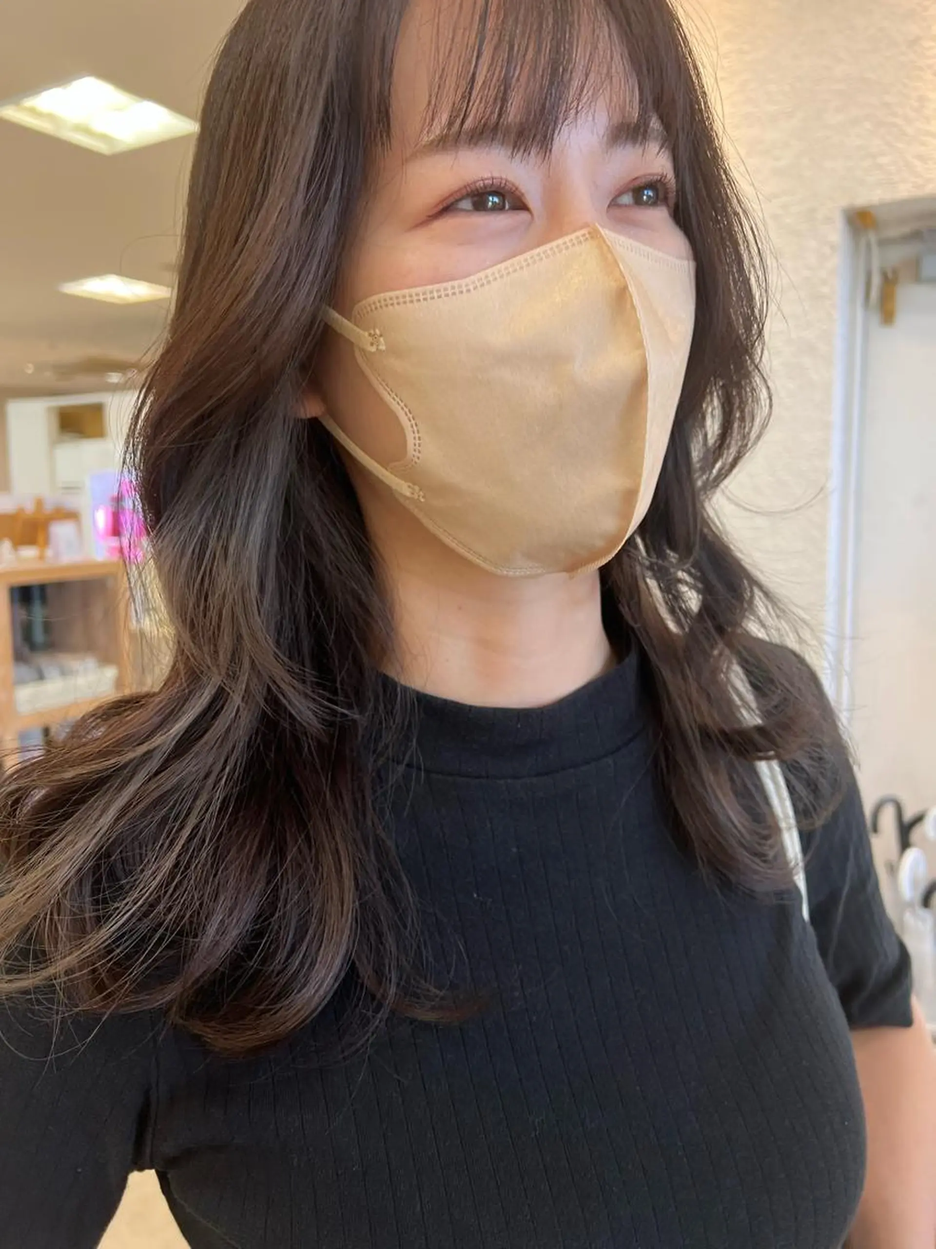 ロング カラー カット ヘアカラー トリートメント 似合わせ.ﾍｱｾｯﾄ 得意🌹井上美沙のヘアスタイル