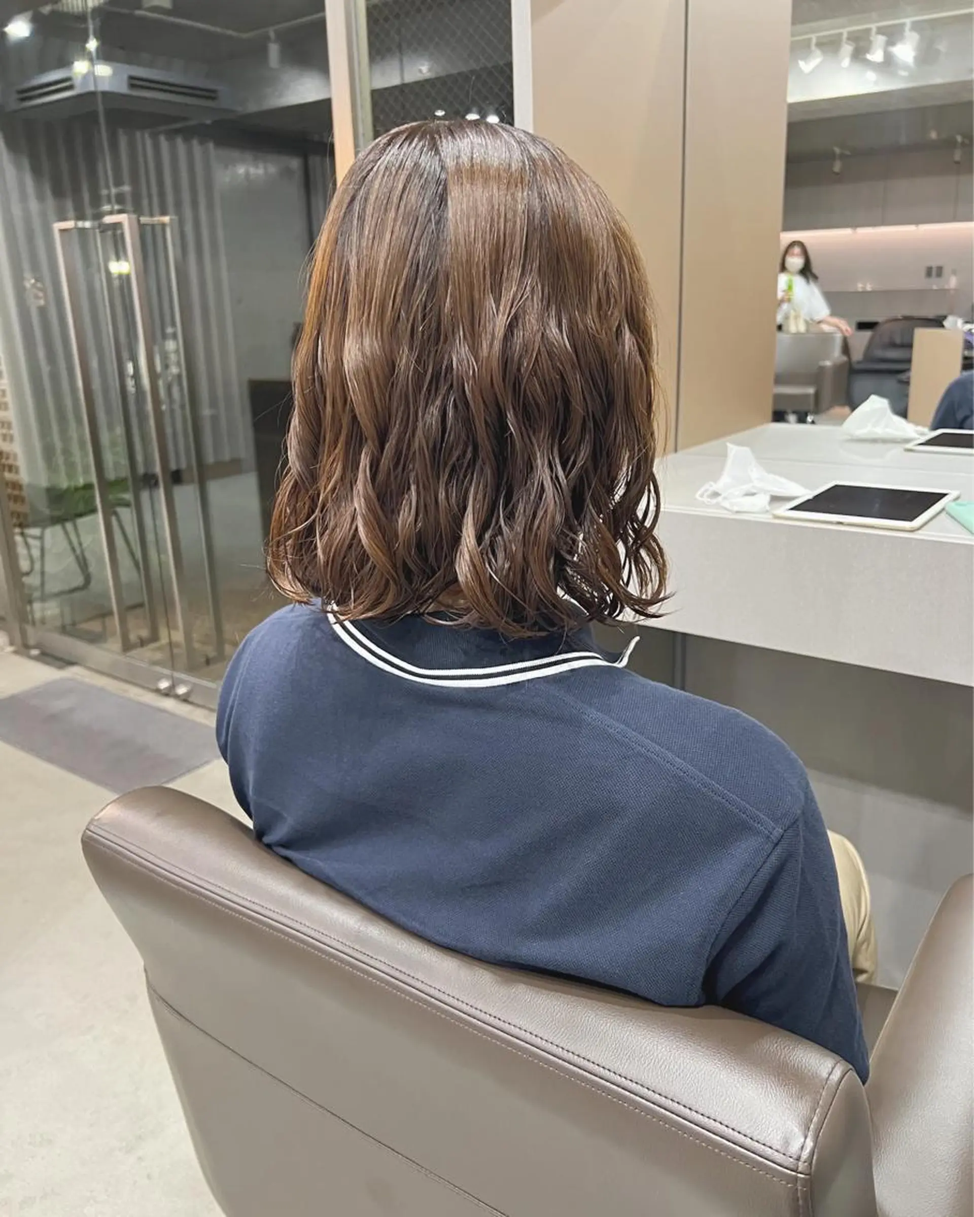 パーマ ボブパーマコテ巻き風 パーマNo1深江秀平のヘアスタイル