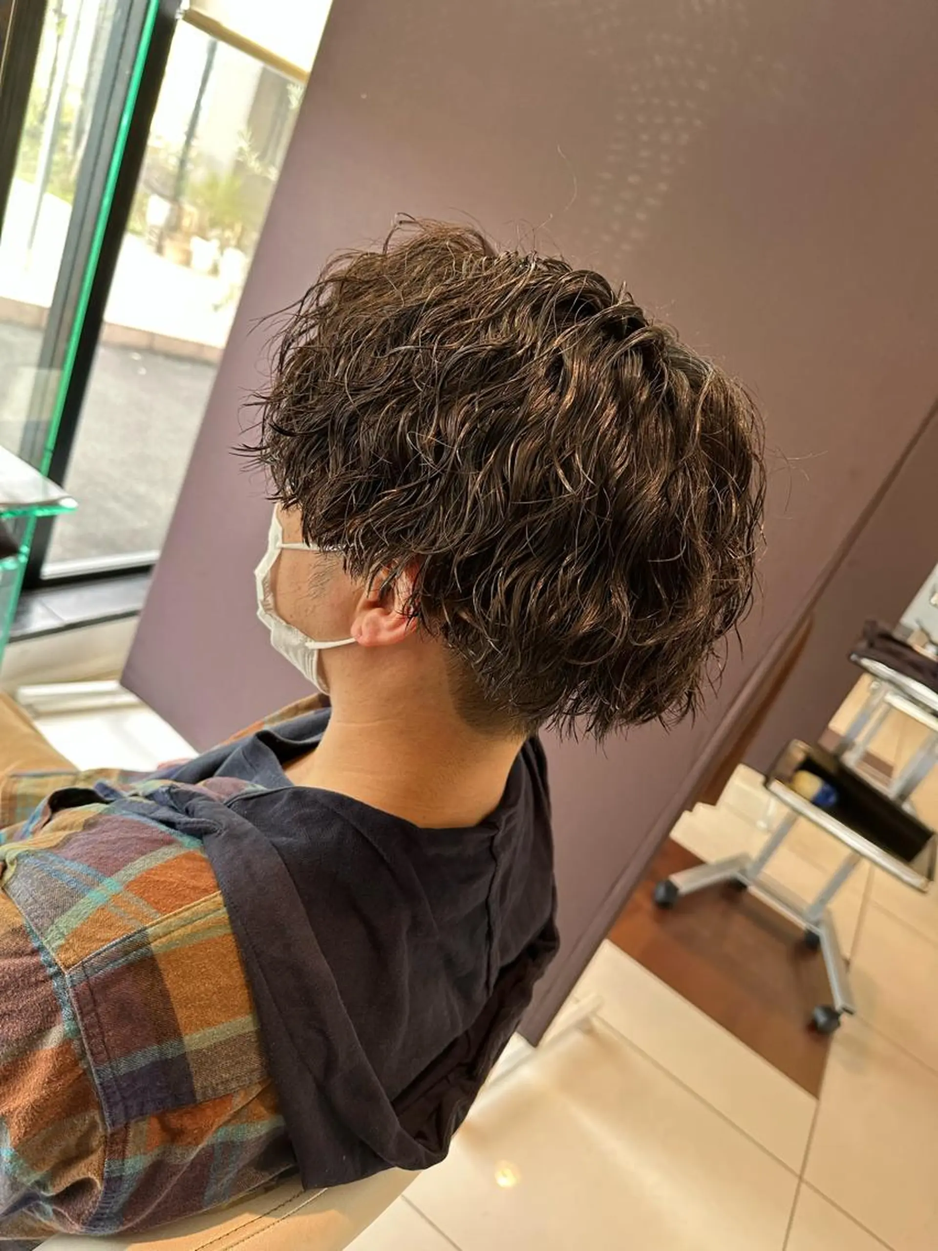 パーマ メンズ little×aimer仙台2号店所属・仙台駅/メンズパーマ /🔗髙橋海汰のヘアスタイル