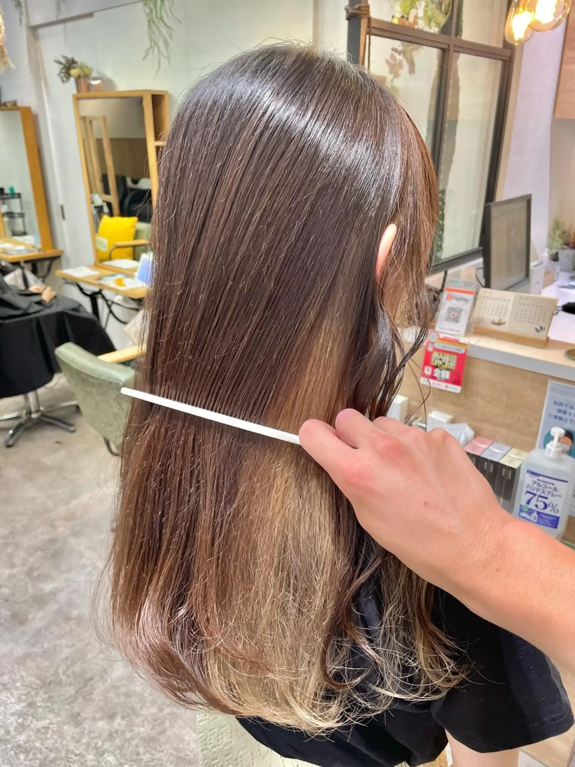 ロング カラー ブリーチ ヘアカラー トリートメント ブリーチ/ハイトーン 🌏💊RAINEのヘアスタイル