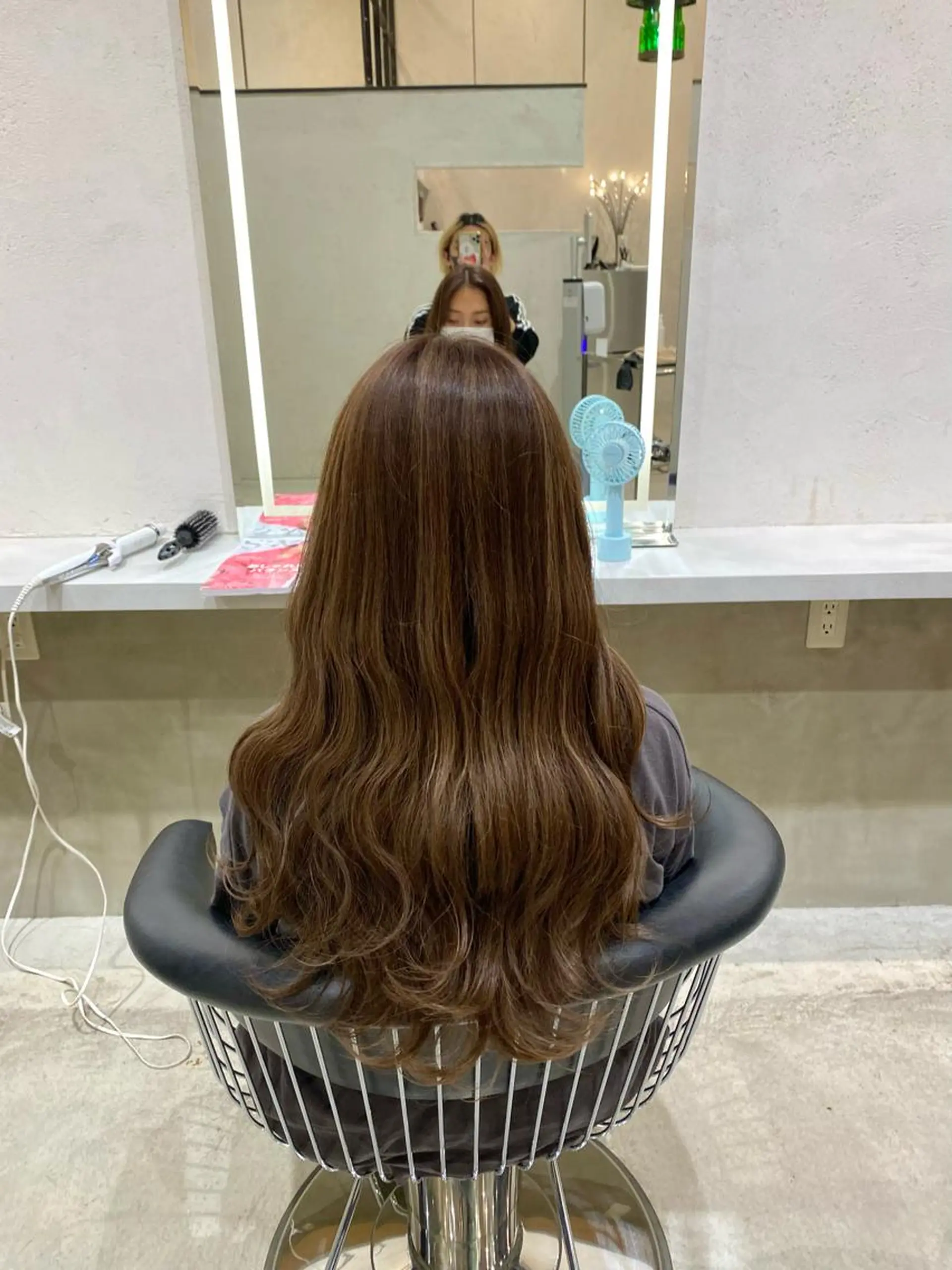 ロング カラー DEAN所属・KEIGO/パーマ ハイトーン/DEANのヘアスタイル