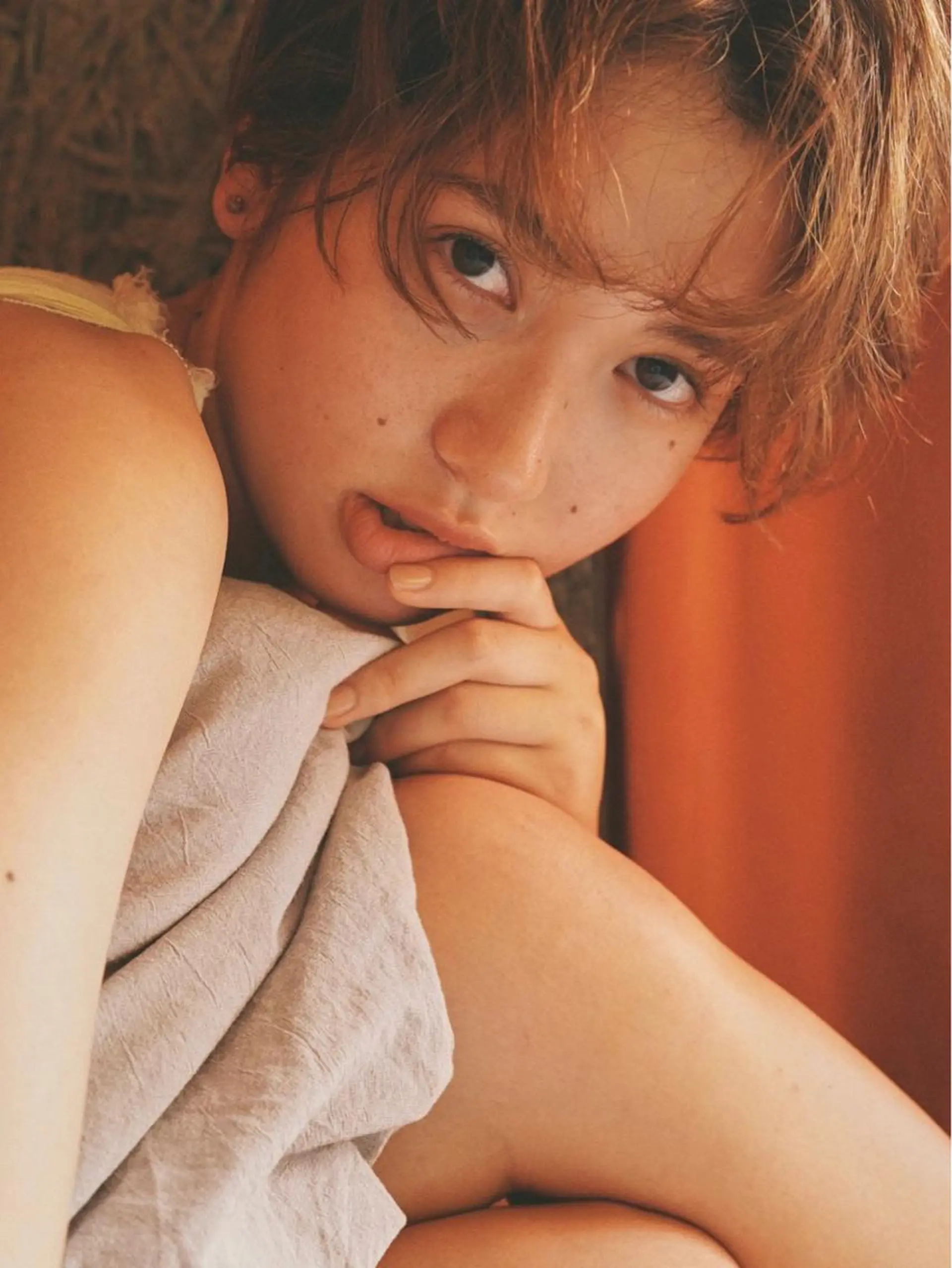 ショート カラー パーマ GO TODAY  SHAIR SALON 梅田NU茶屋町店所属・田中成美/レイヤー カット/透明感カラーのヘアスタイル