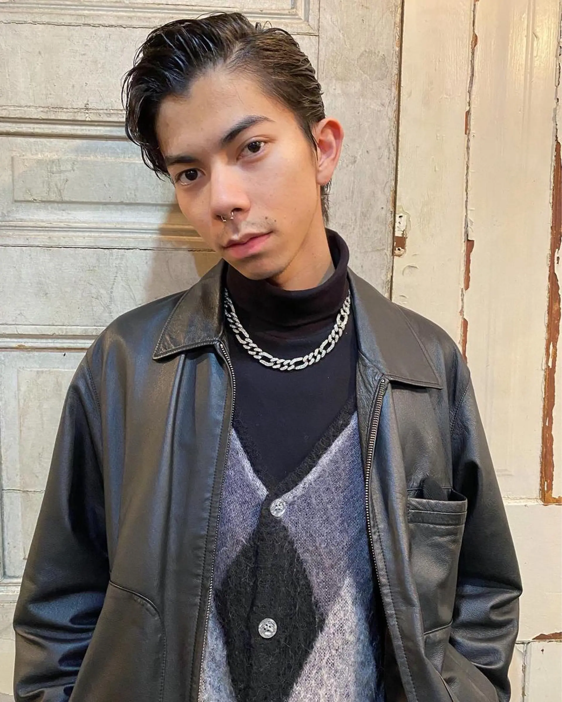 パーマ メンズ パーマ、髪質改善 カズマのヘアスタイル