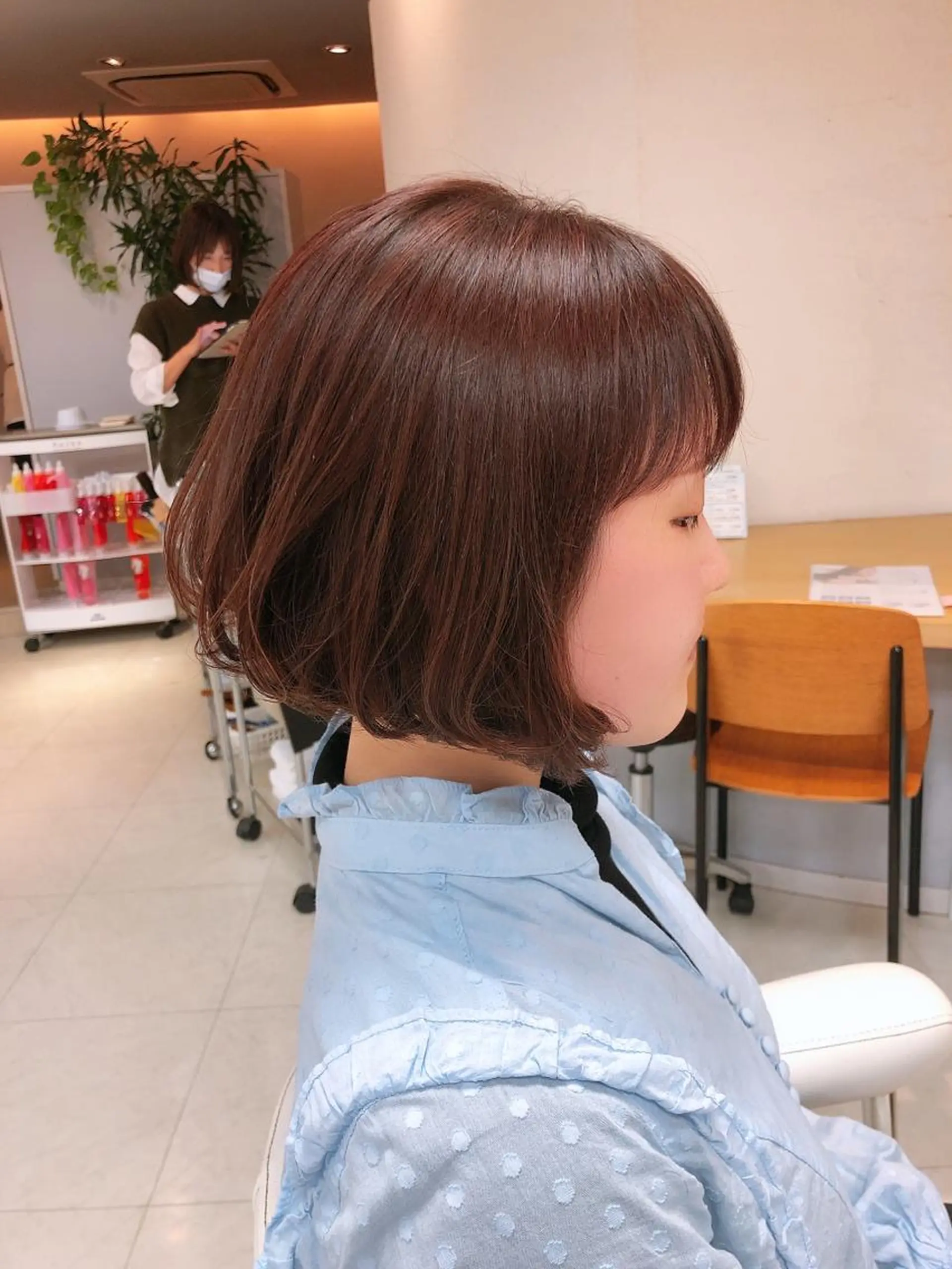 ショート 前下がりボブ ボブ 阿部 美咲のヘアスタイル